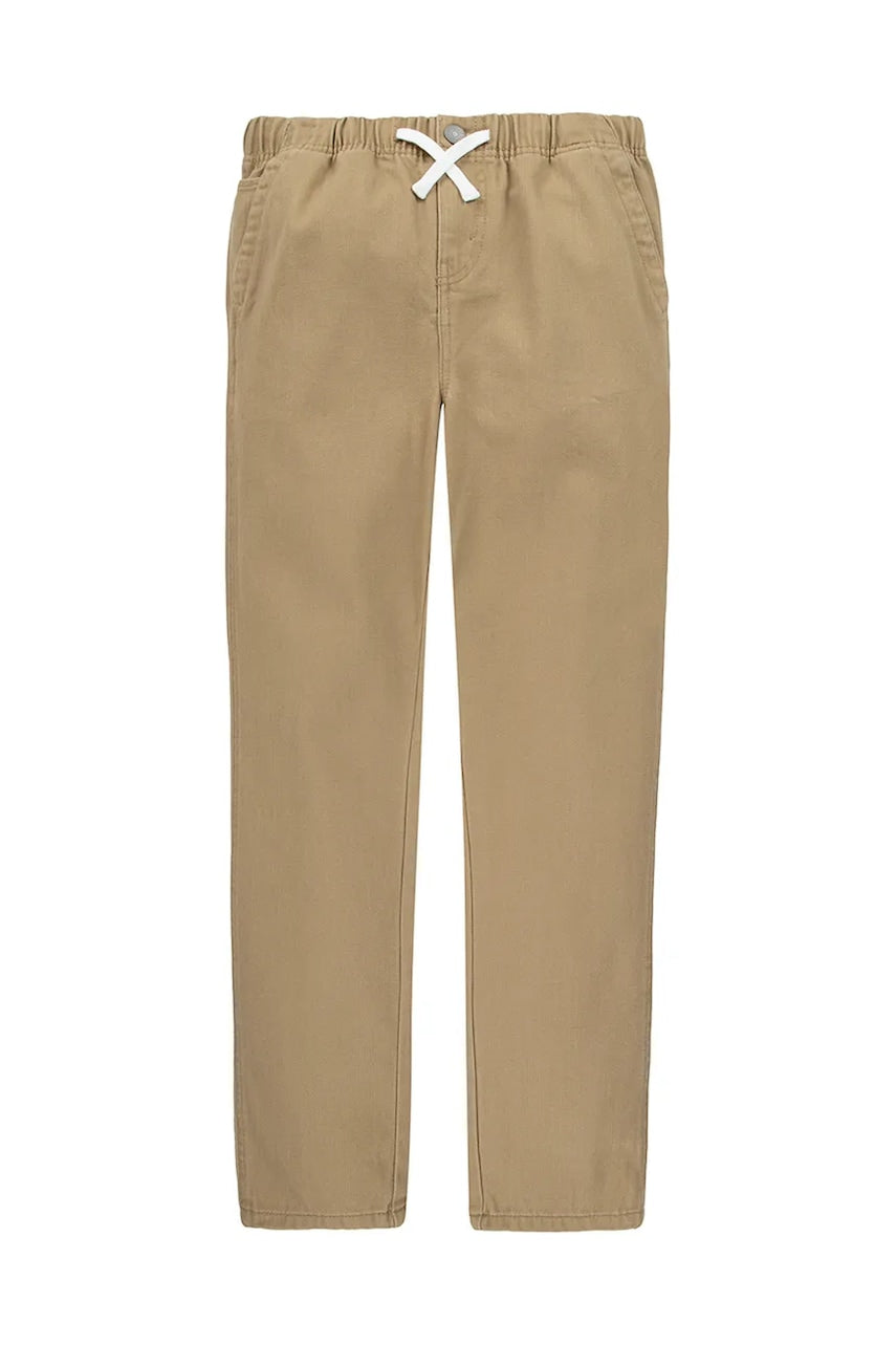 Dječje pamučne hlače Levi's LOOSE FIT PULL-ON PANTS boja: zelena, bez uzorka, 9EL221