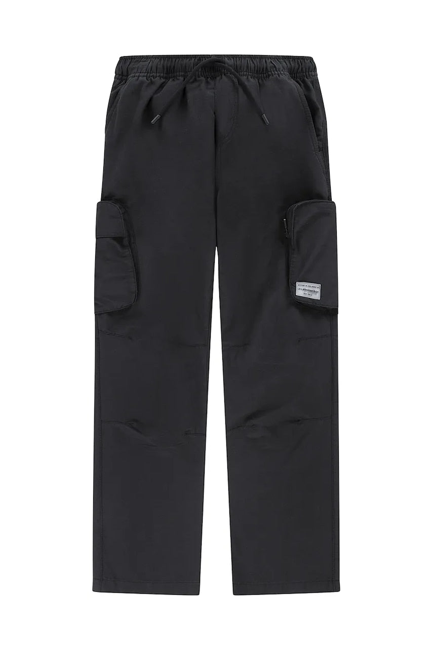 Dječje hlače Levi's PARACHUTE CARGO PANTS boja: crna, bez uzorka, 8EM373