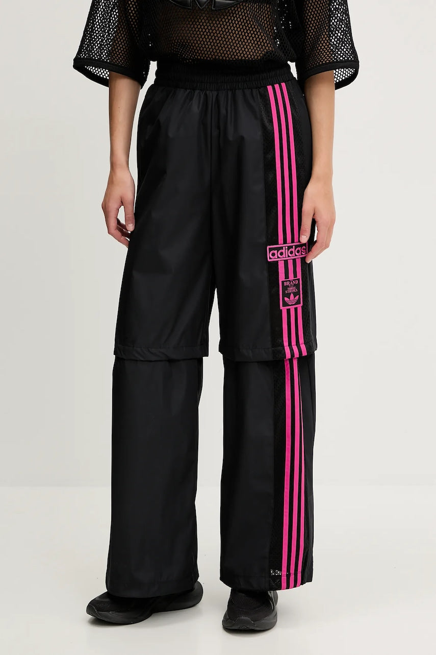 Donji dio trenirke adidas Originals Woven Trackpant boja: crna, s uzorkom, JD0088