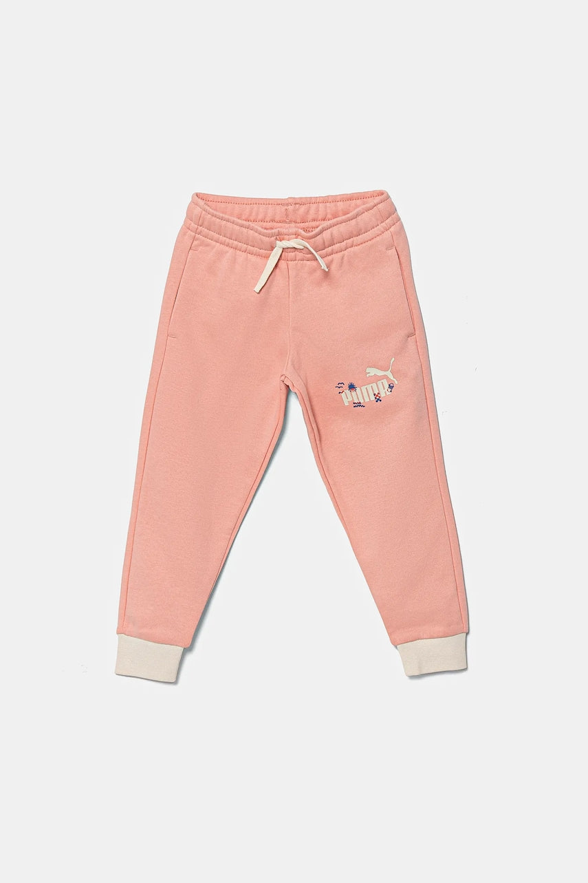 Donji dio trenirke Puma SANDY ADVENTURES Sweatpants TR boja: narančasta, s tiskom, 685159