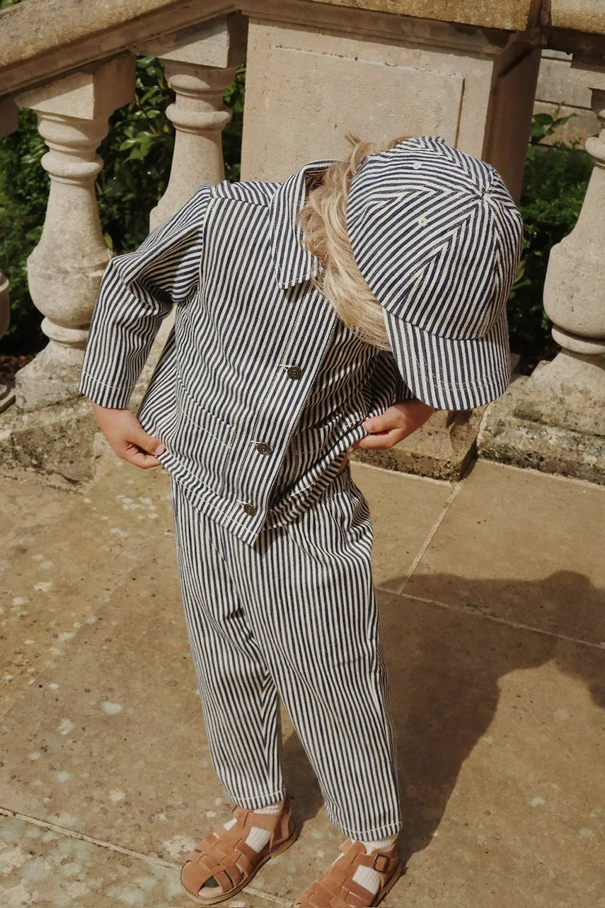 Dječje pamučne hlače Konges Sløjd FENDER PANTS GOTS boja: crna, s uzorkom, KS102806