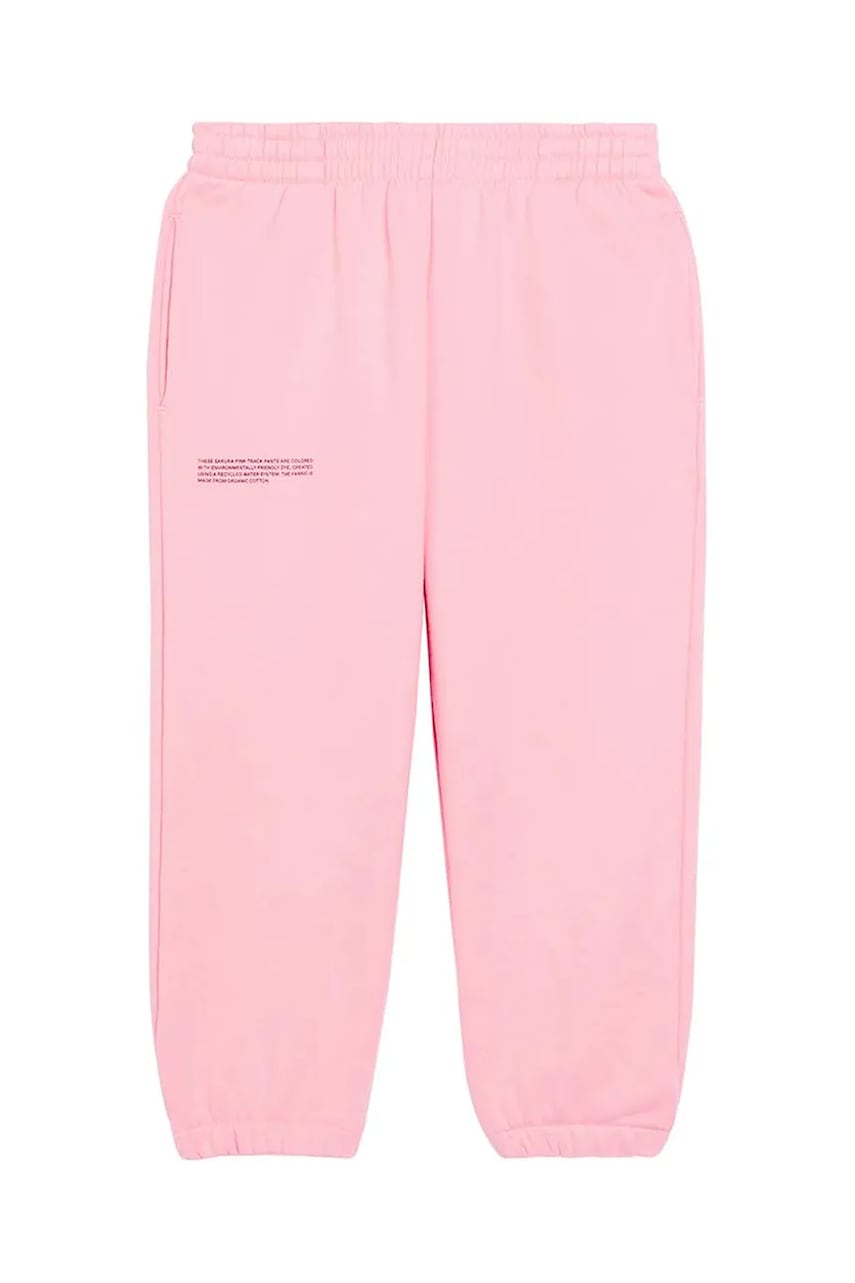 Hlače Pangaia KIDS' 365 MIDWEIGHT TRACK PANTS boja: ružičasta, 10000280