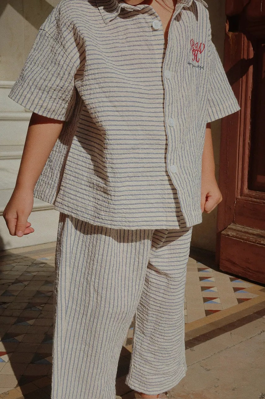 Dječje pamučne hlače Konges Sløjd RHW X KS DUO PANTS GOTS s uzorkom, Rosie Huntington Whiteley KS103595