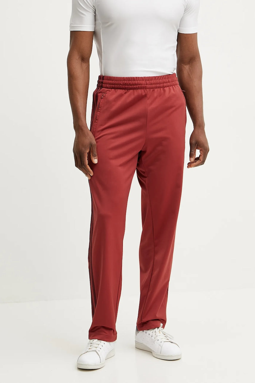 Donji dio trenirke adidas Originals Firebird Track Pant boja: crvena, s aplikacijom, JP2541