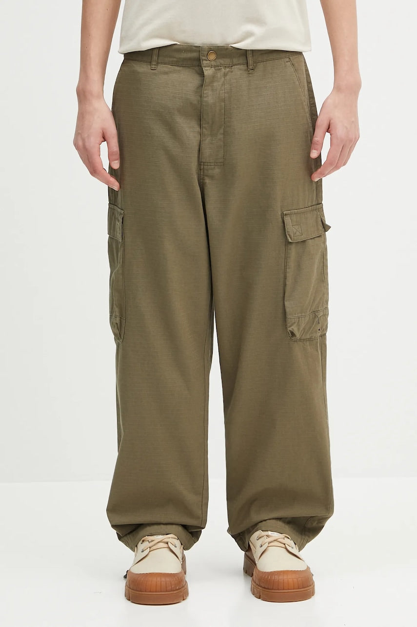 Bombažne hlače Barbour Barbour Westmorland Ripstop Trouser zelena barva, MTR0762