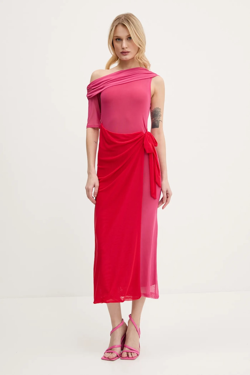 Haljina Never Fully Dressed boja: ružičasta, maxi, uska, NFDDR1917