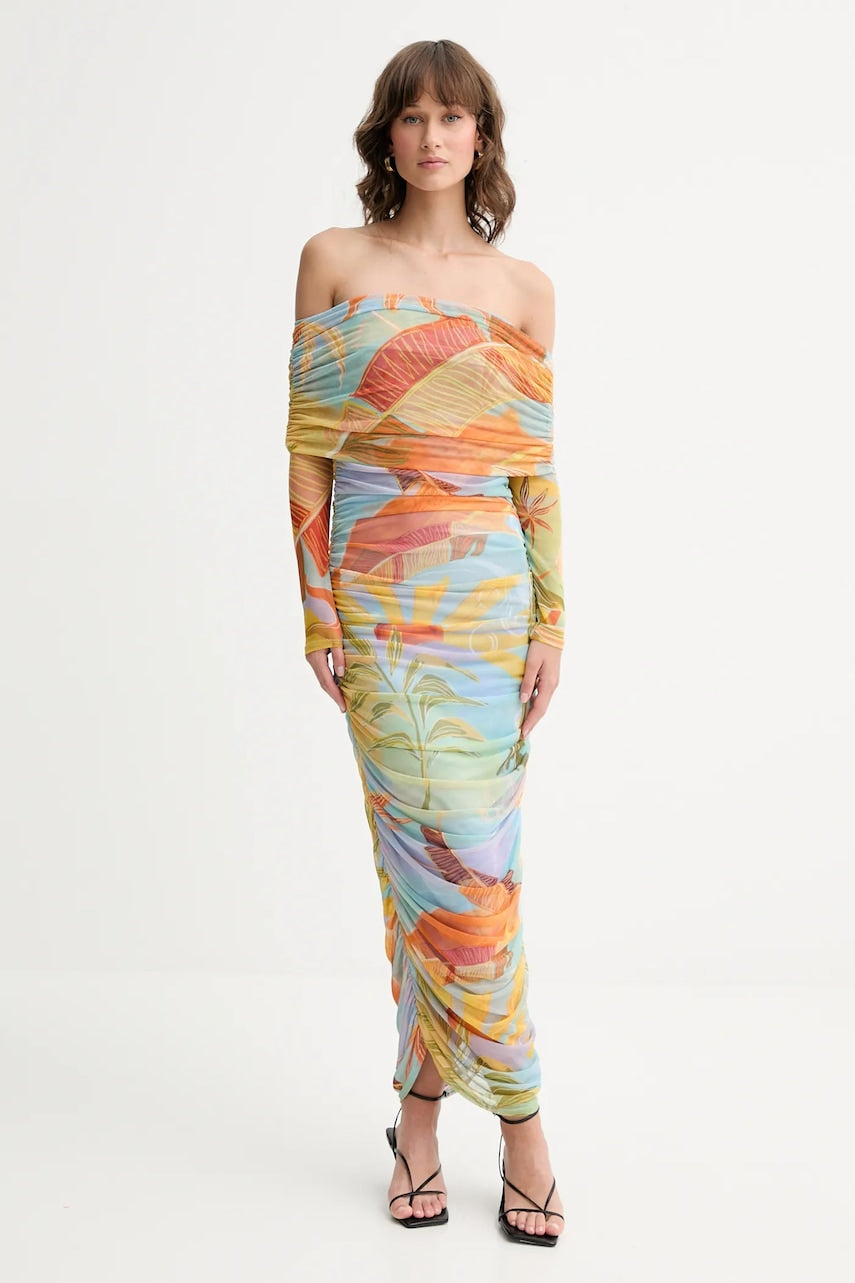 Obleka Never Fully Dressed zelena barva, NFDDR1814