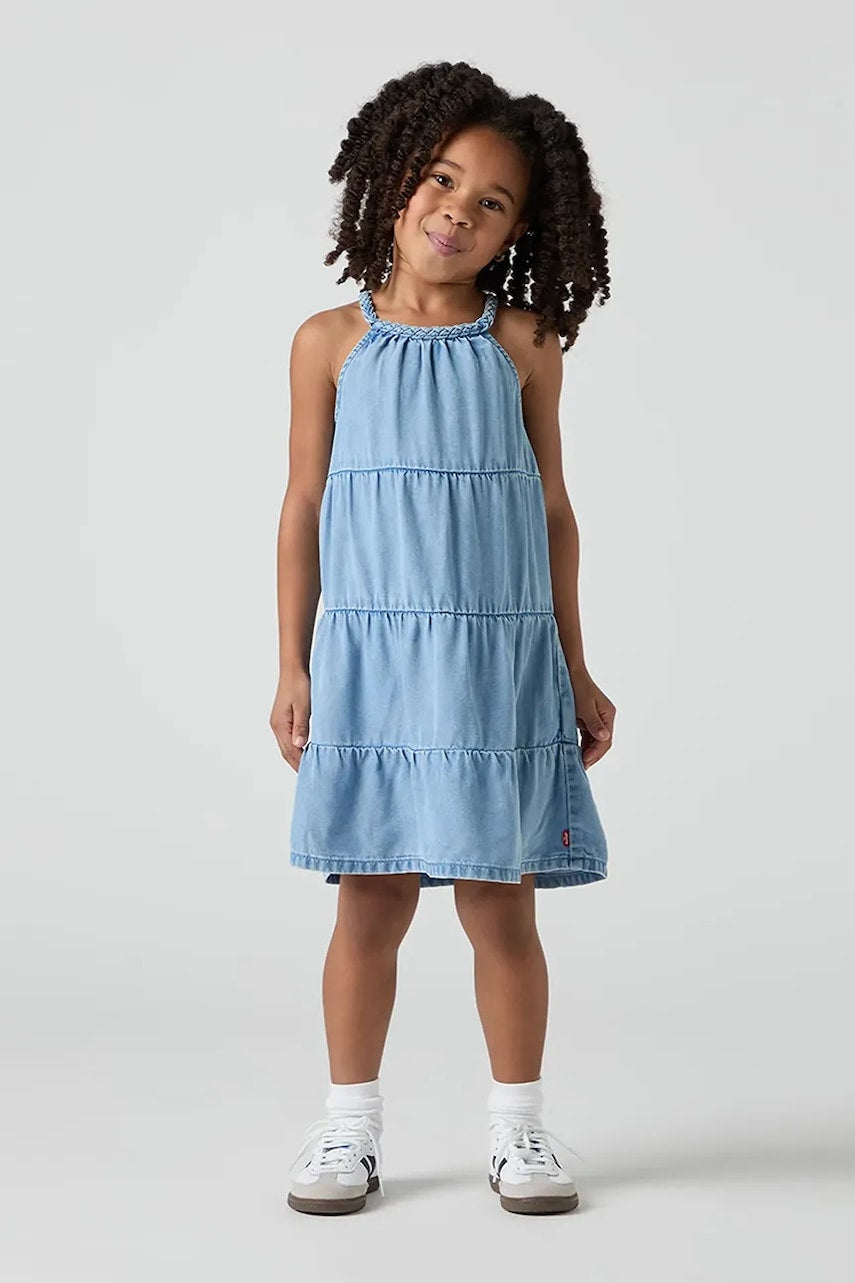 Haljina Levi's HALTER TIERED DRESS mini, širi se prema dolje, 3EM228