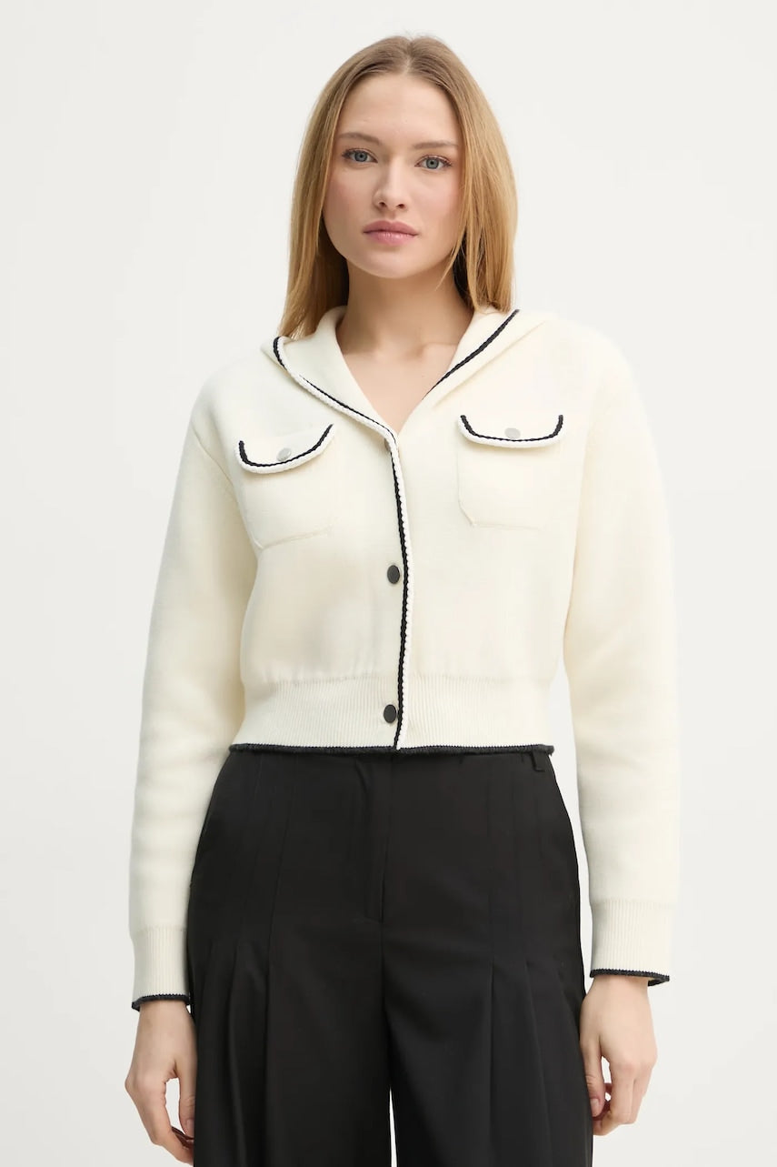 Vuneni kardigan Theory boja: bež, topli, O1111759