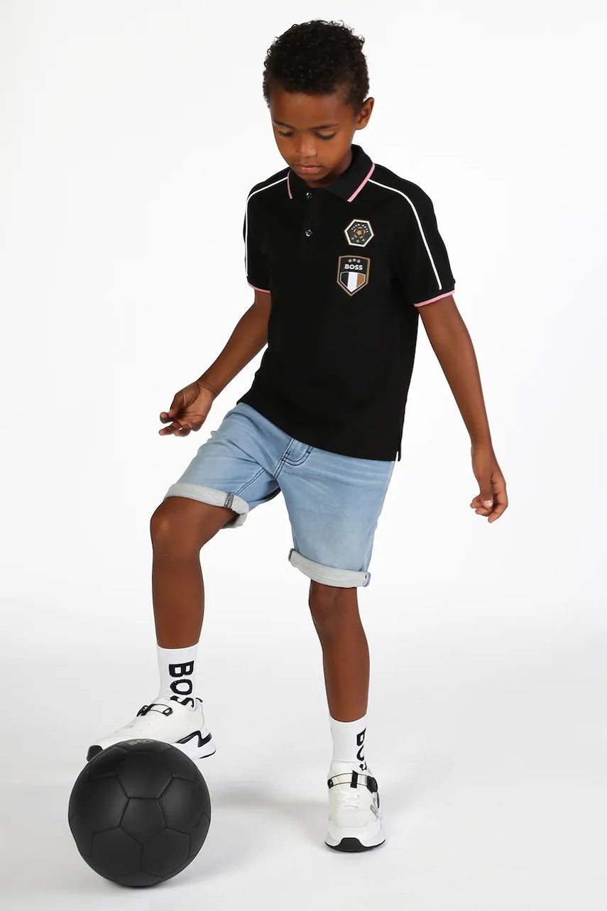 Otroške kratke hlače iz jeansa BOSS J51995