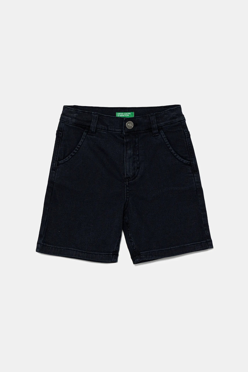 Otroške kratke hlače iz jeansa United Colors of Benetton mornarsko modra barva, 4QNJG902M