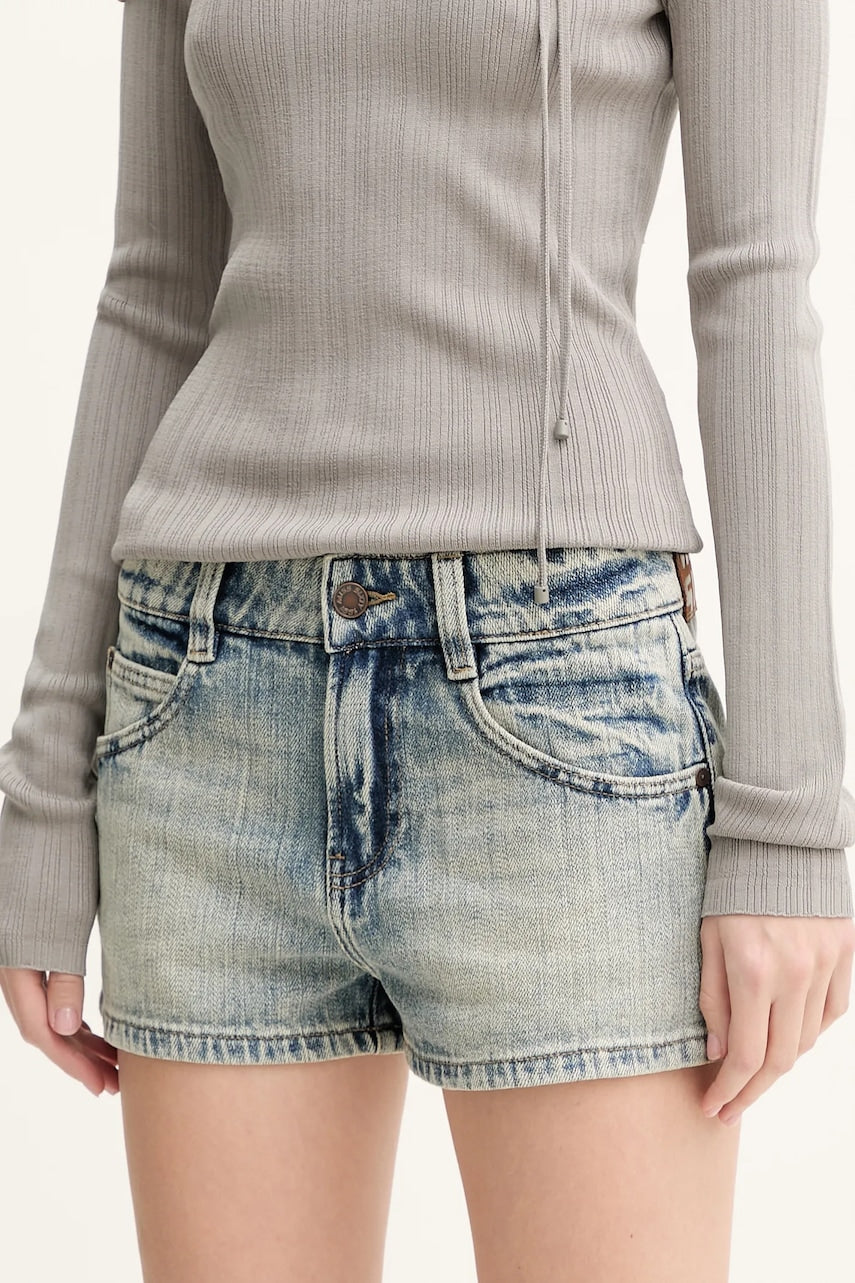 Bombažne kratke hlače iz jeansa Miss Sixty ženske, 6S1JJ47100