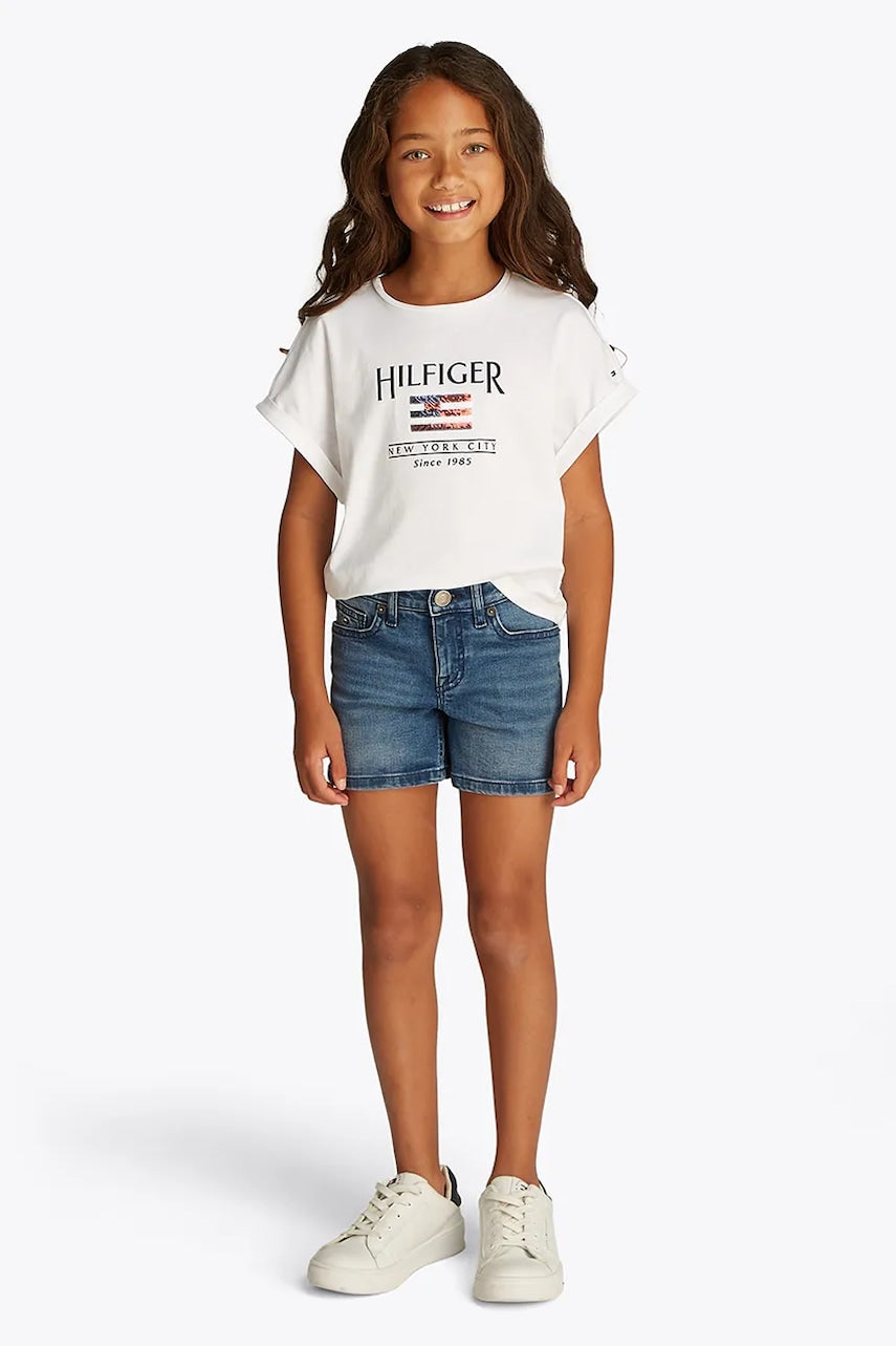 Otroške kratke hlače iz jeansa Tommy Hilfiger KG0KG08592