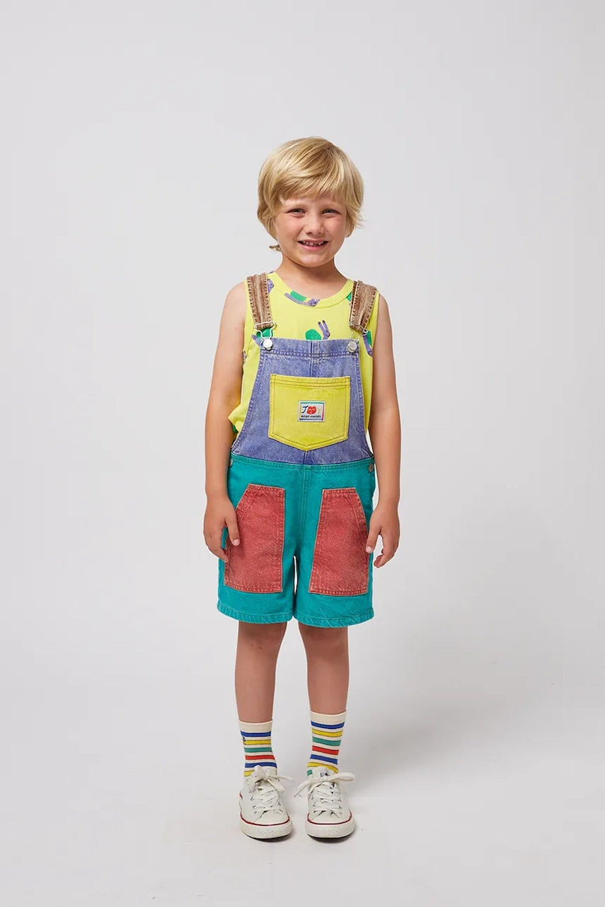 Otroške farmerke iz jeansa Bobo Choses Smiling turkizna barva, 125AC097