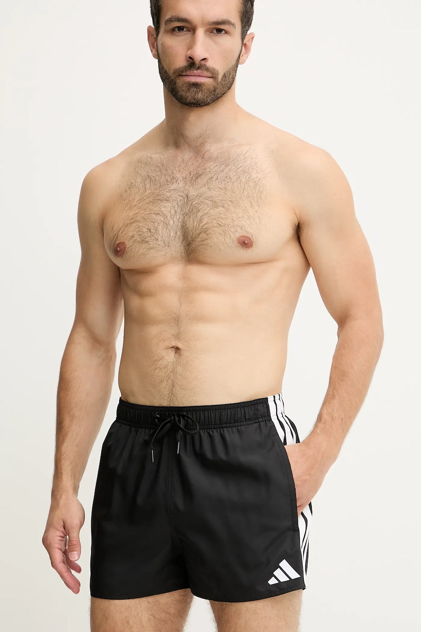 Kratke hlače za kupanje adidas 3S BLD SH 3IN boja: crna, JG1031