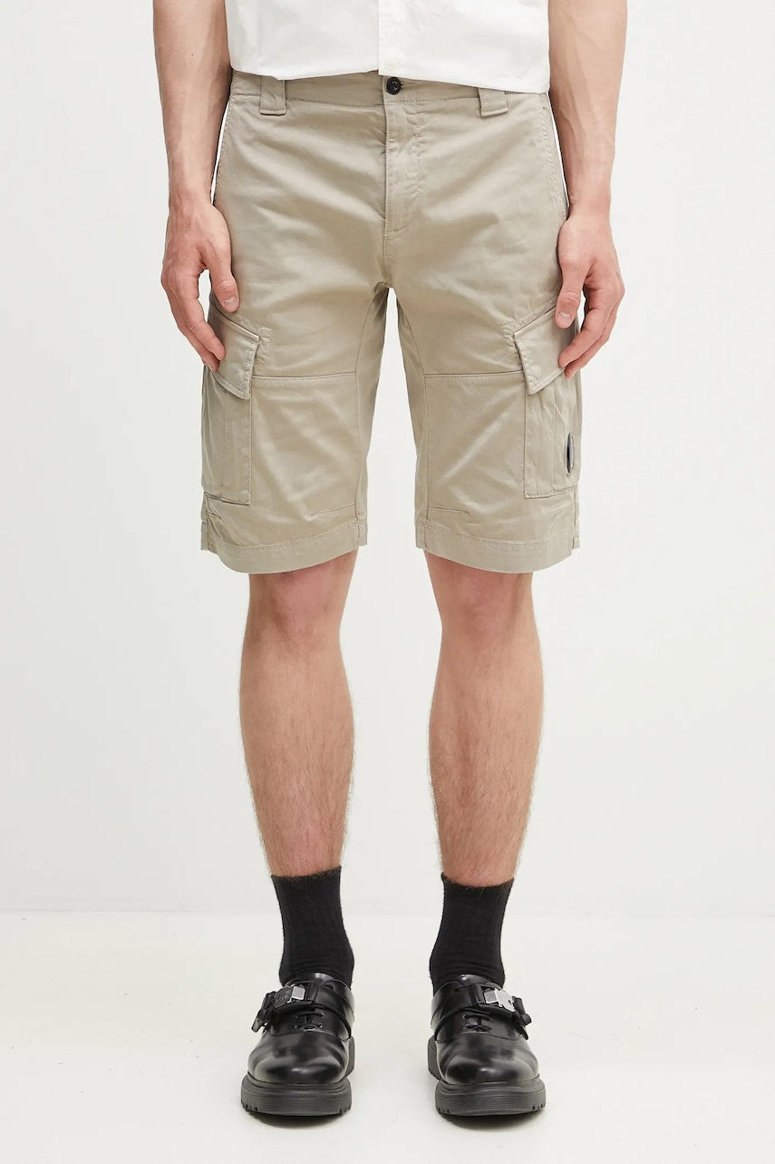 Kratke hlače C.P. Company za muškarce, boja: bež, 18CMBE116A005694G