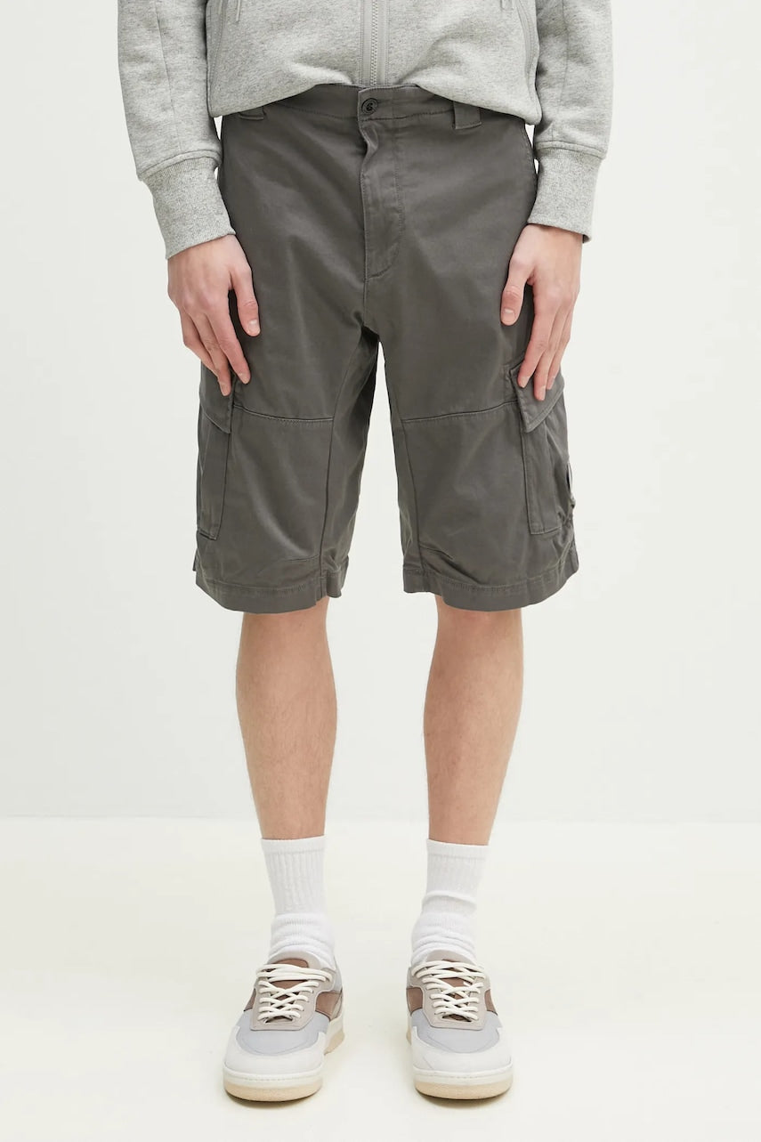 Kratke hlače C.P. Company za muškarce, boja: siva, 18CMBE116A005694G