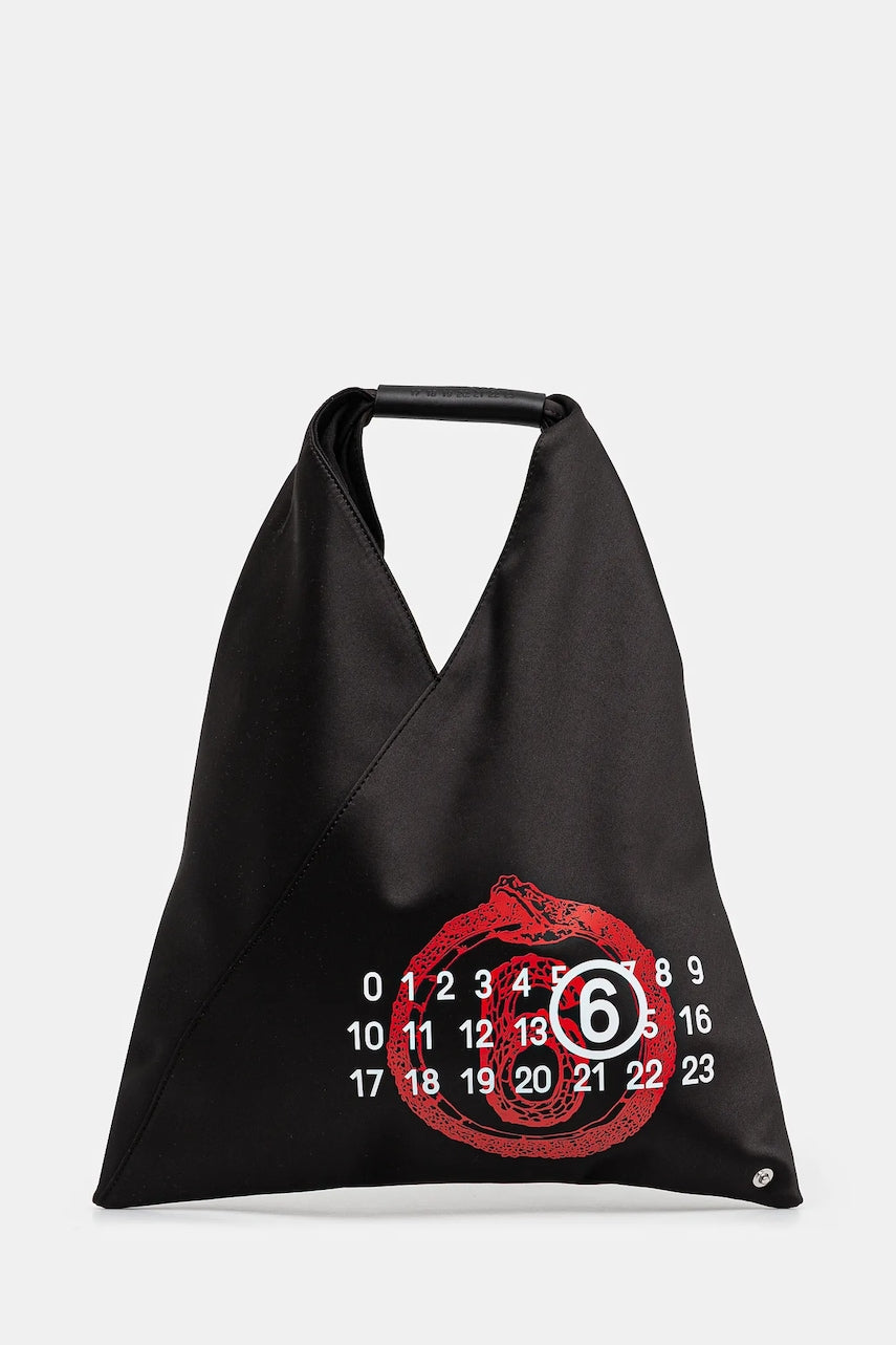 Torbica MM6 Maison Margiela Small Japanese Handbag črna barva, S54WD0043