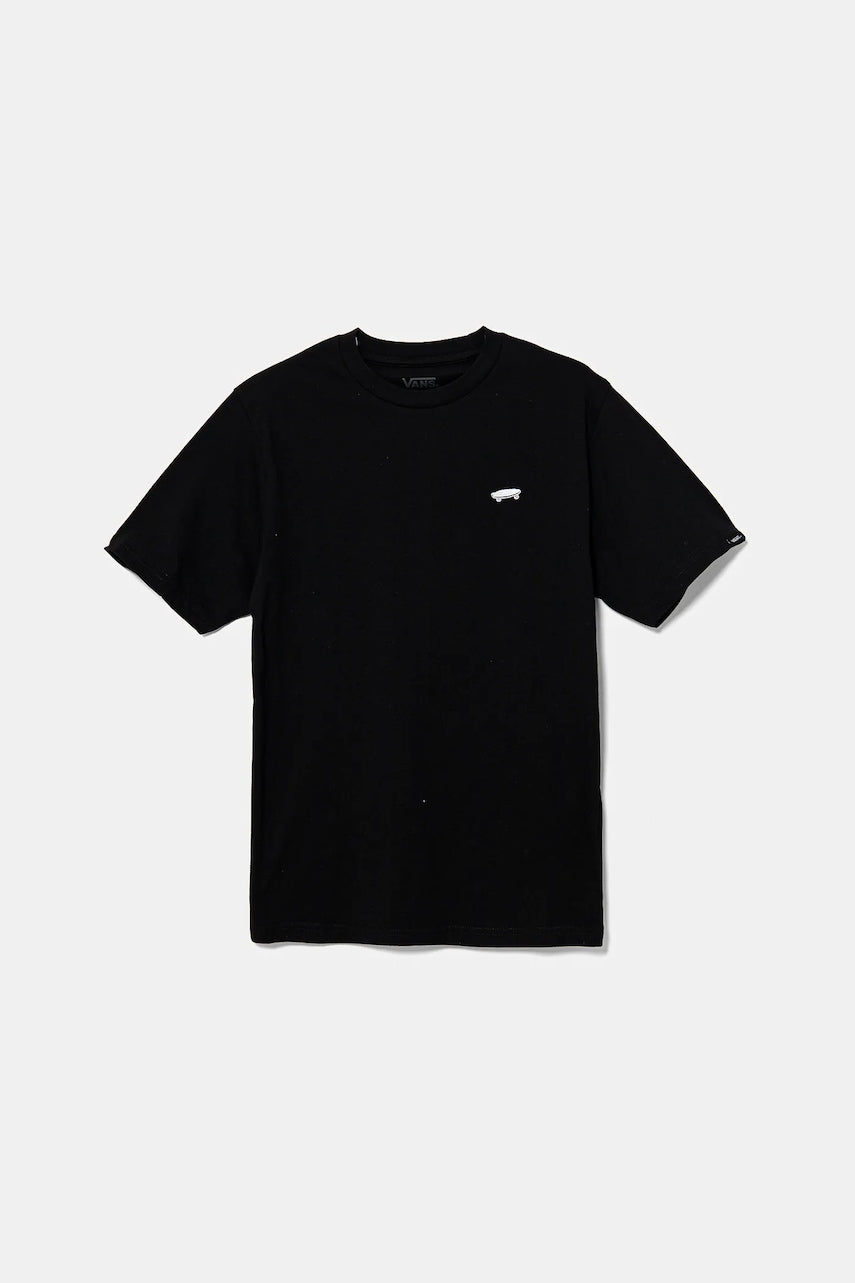 Otroška bombažna kratka majica Vans SALTON črna barva, VN000P5SBLK1