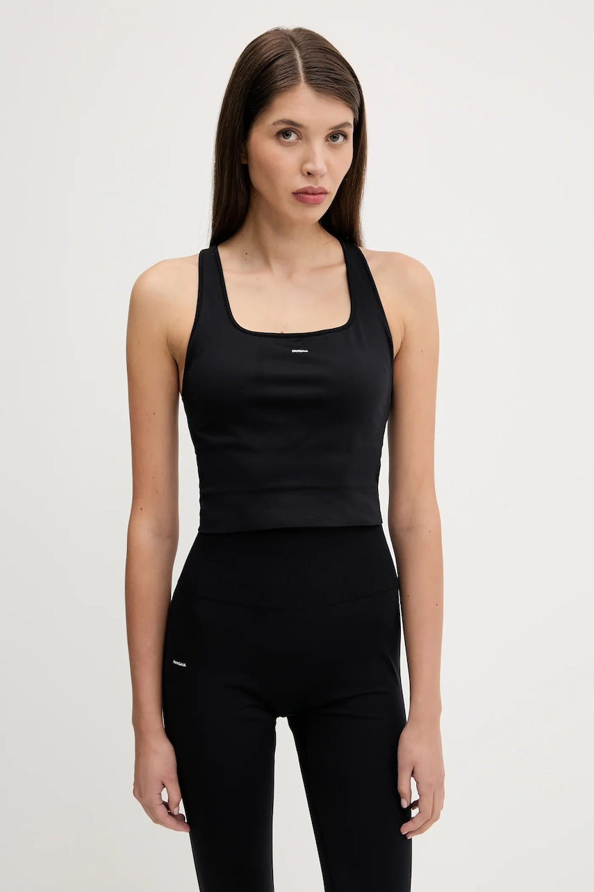 Top Pangaia Plant-Stretch Ribbed Tank Top črna barva, 10002425