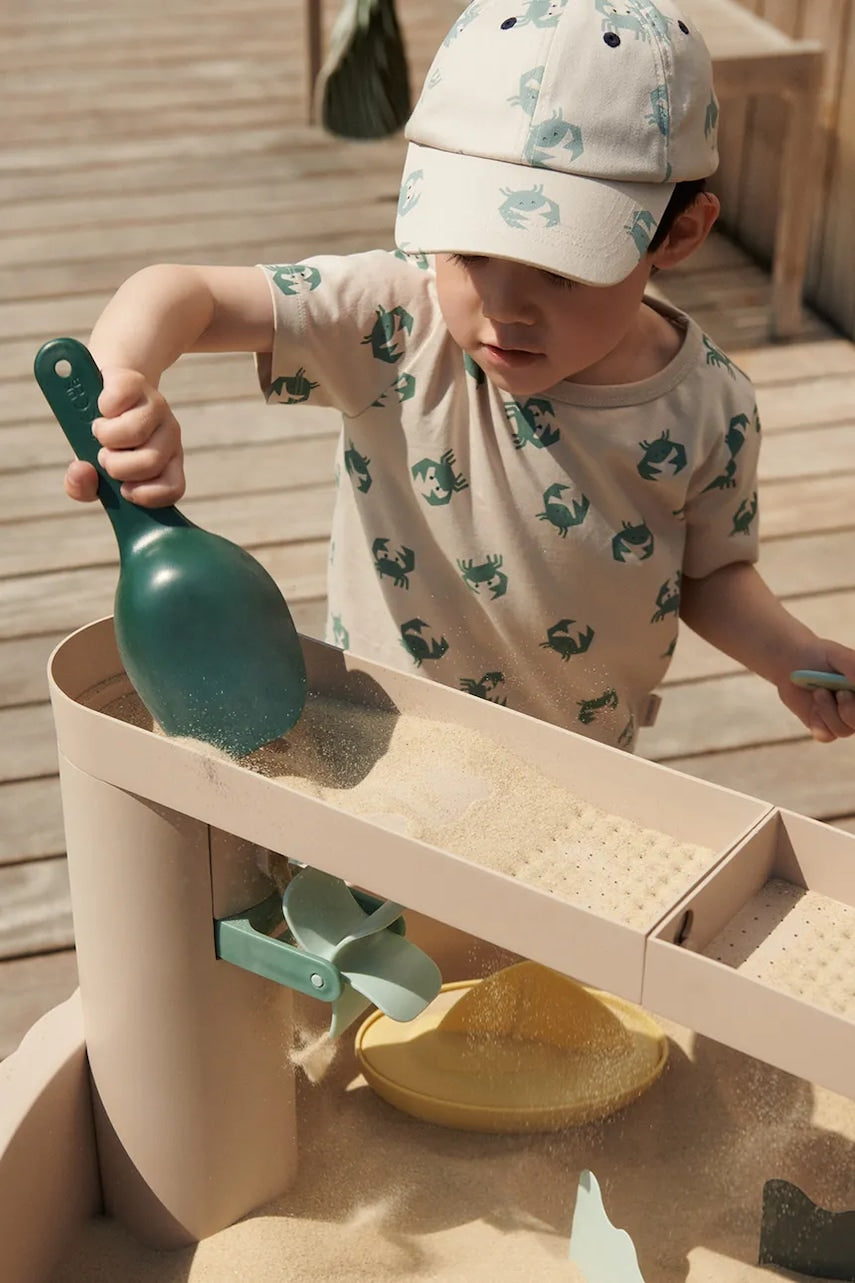 Dječja pamučna majica kratkih rukava Liewood Apia Printed Shortsleeve T-shirt boja: zelena, s uzorkom, LW19845