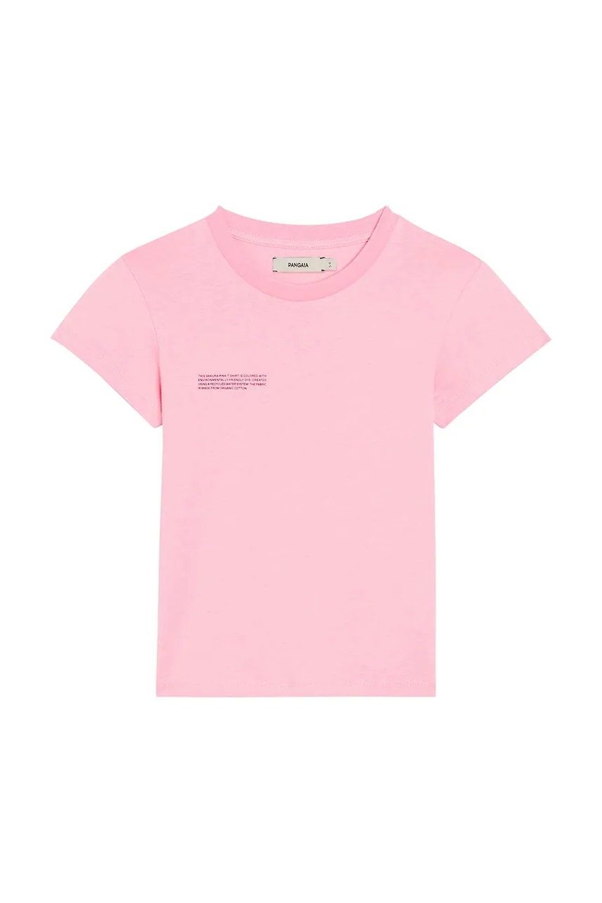 Majica kratkih rukava Pangaia KIDS' 365 MIDWEIGHT T-SHIRT boja: ružičasta, 10000430