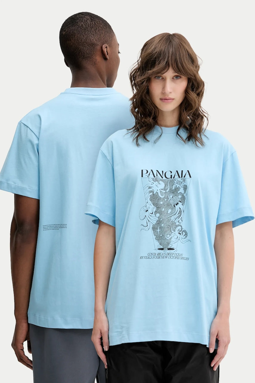 Pamučna majica Pangaia s tiskom, 10002436