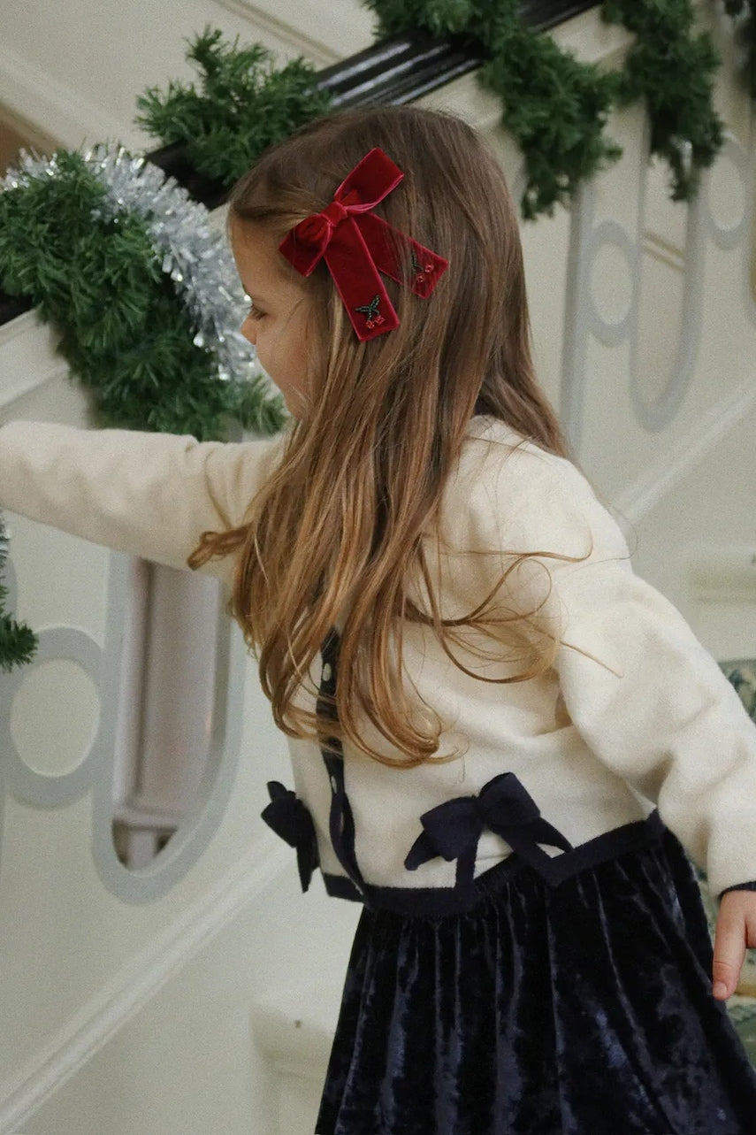 Otroška volnena jopica Konges Sløjd ALETTE CARDIGAN bež barva, KS104379