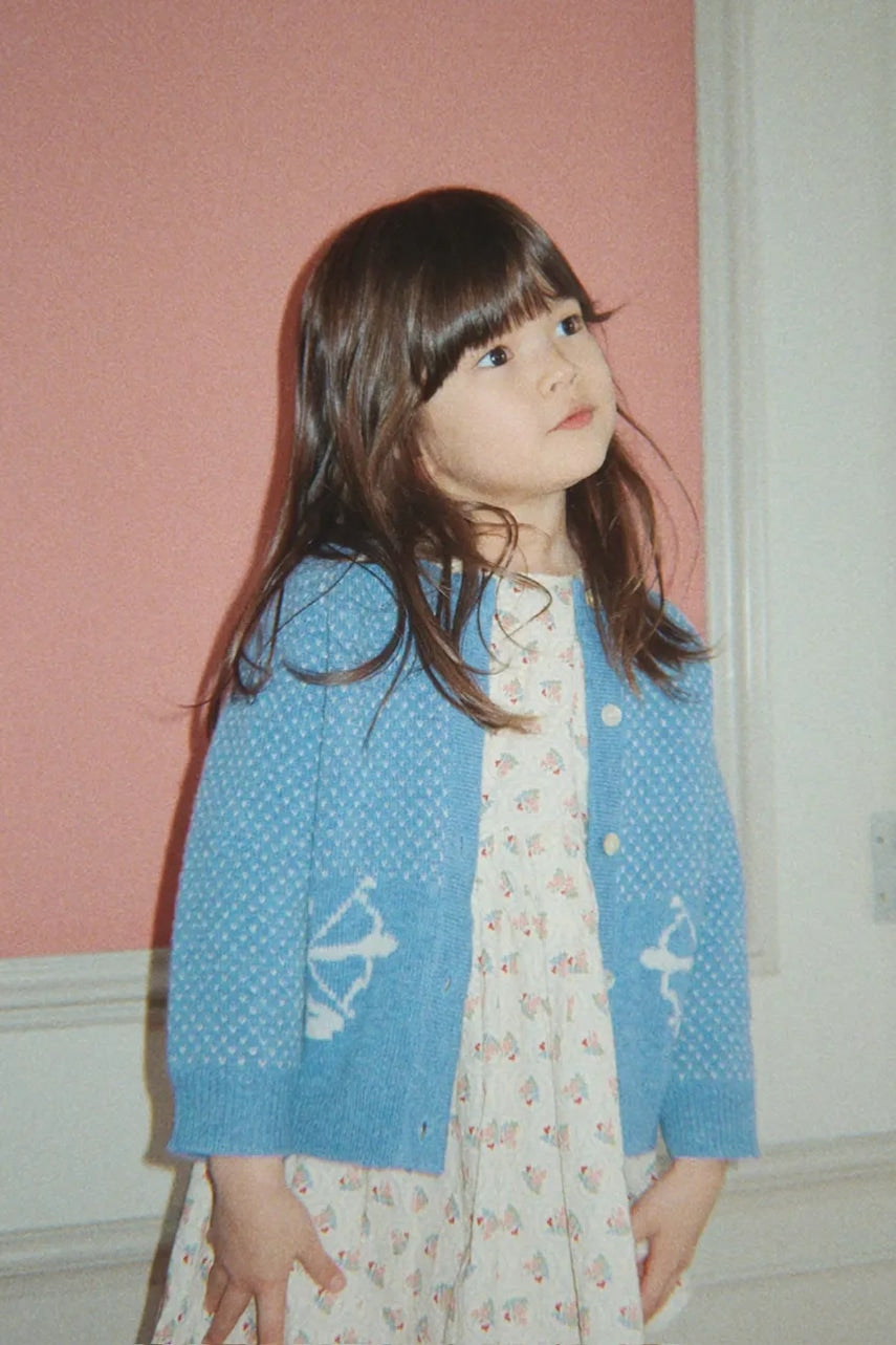 Dječji kardigan s dodatkom vune Konges Sløjd BELOU KNIT CARDIGAN KS104225