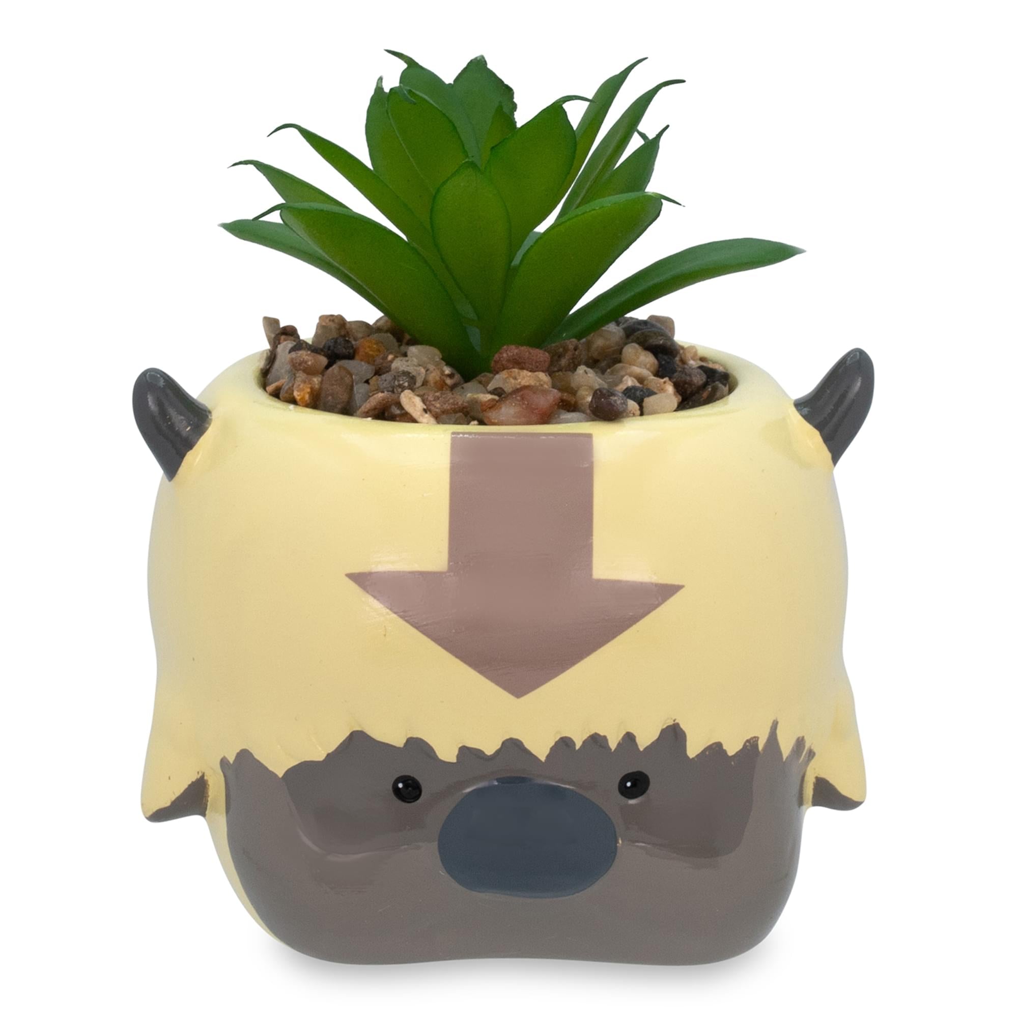 Avatar: The Last Airbender Appa 6" Ceramic Planter With Artificial Succulent