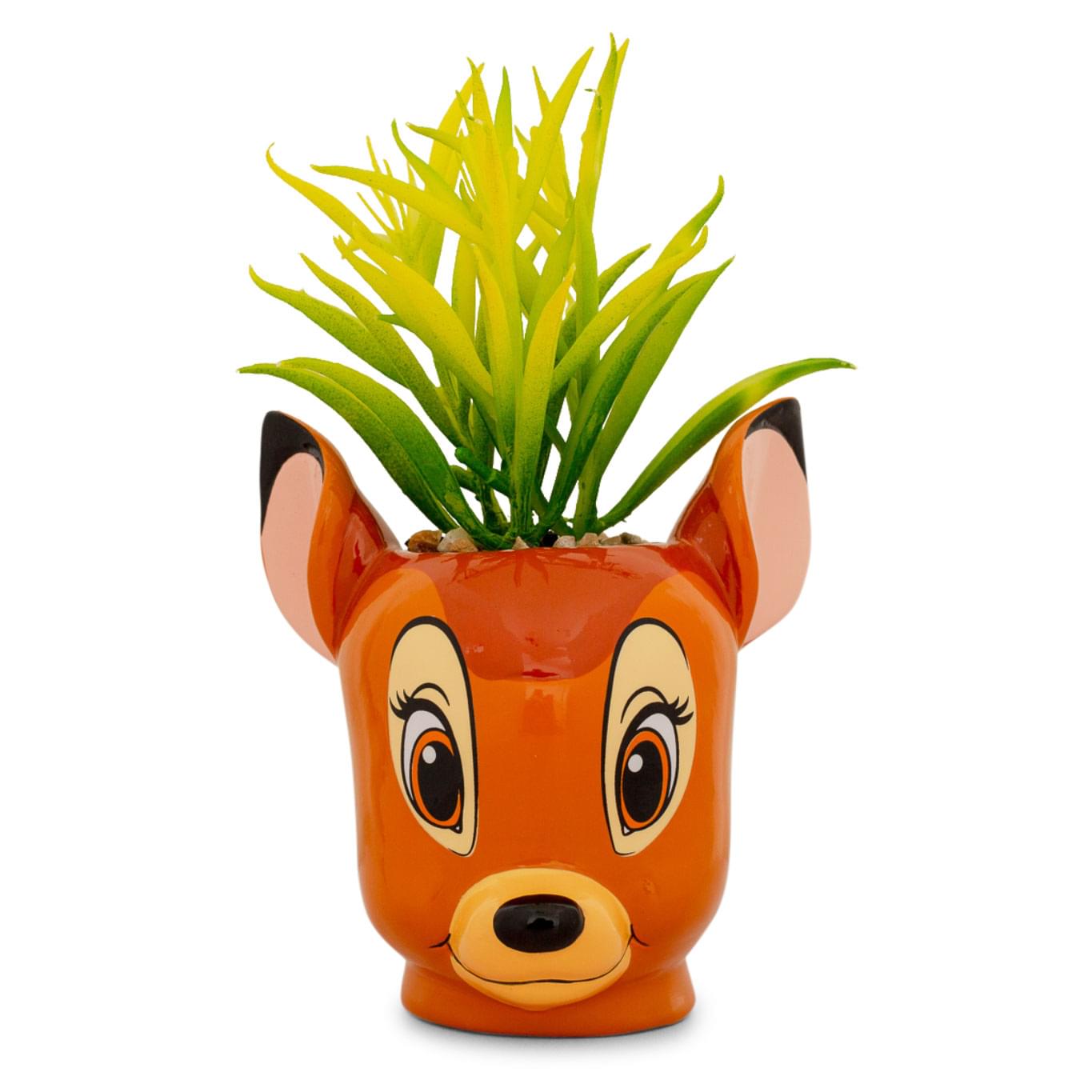 Disney Bambi 5" Ceramic Mini Planter with Artificial Succulent