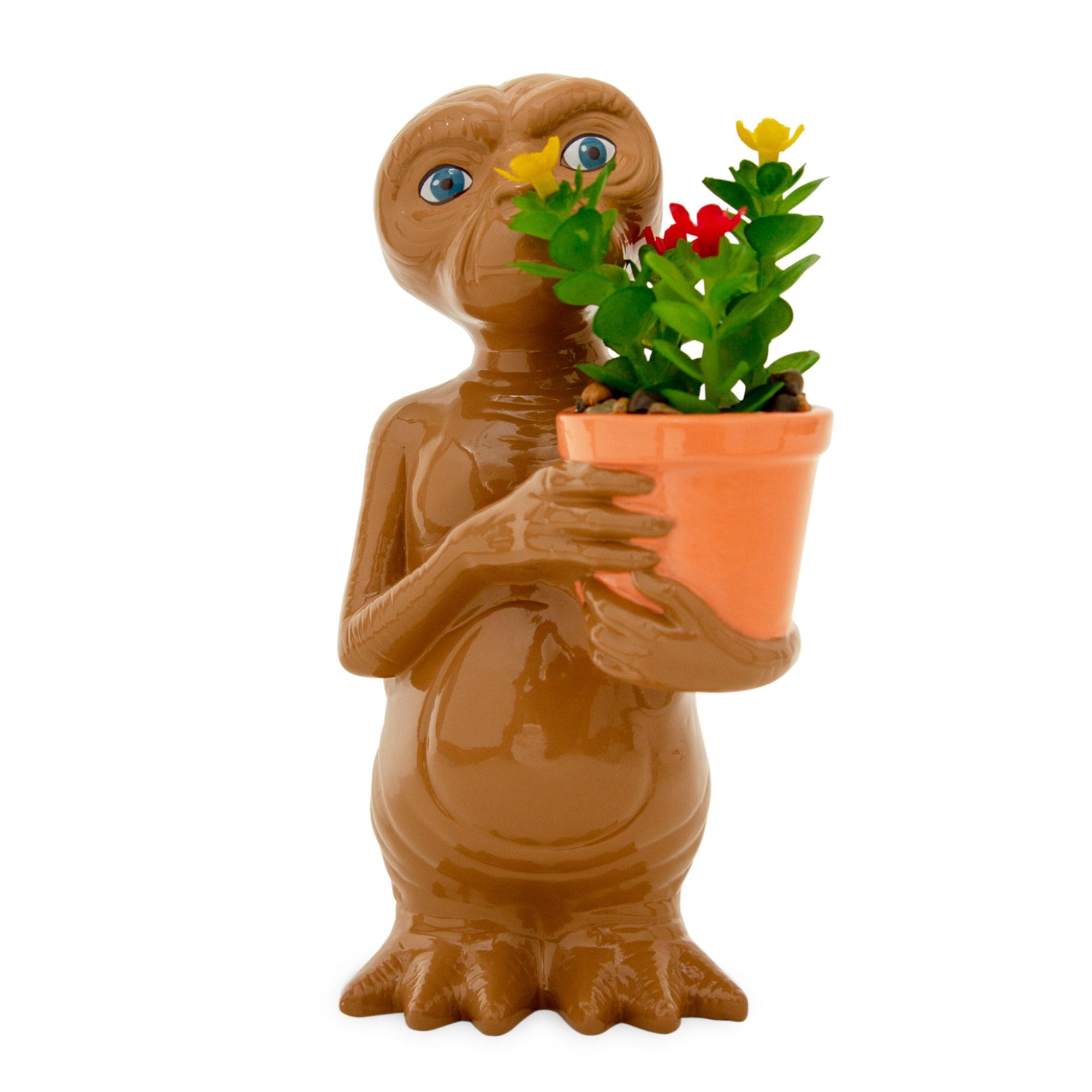 E.T. The Extra-Terrestrial 7" Ceramic Planter With Artificial Succulent