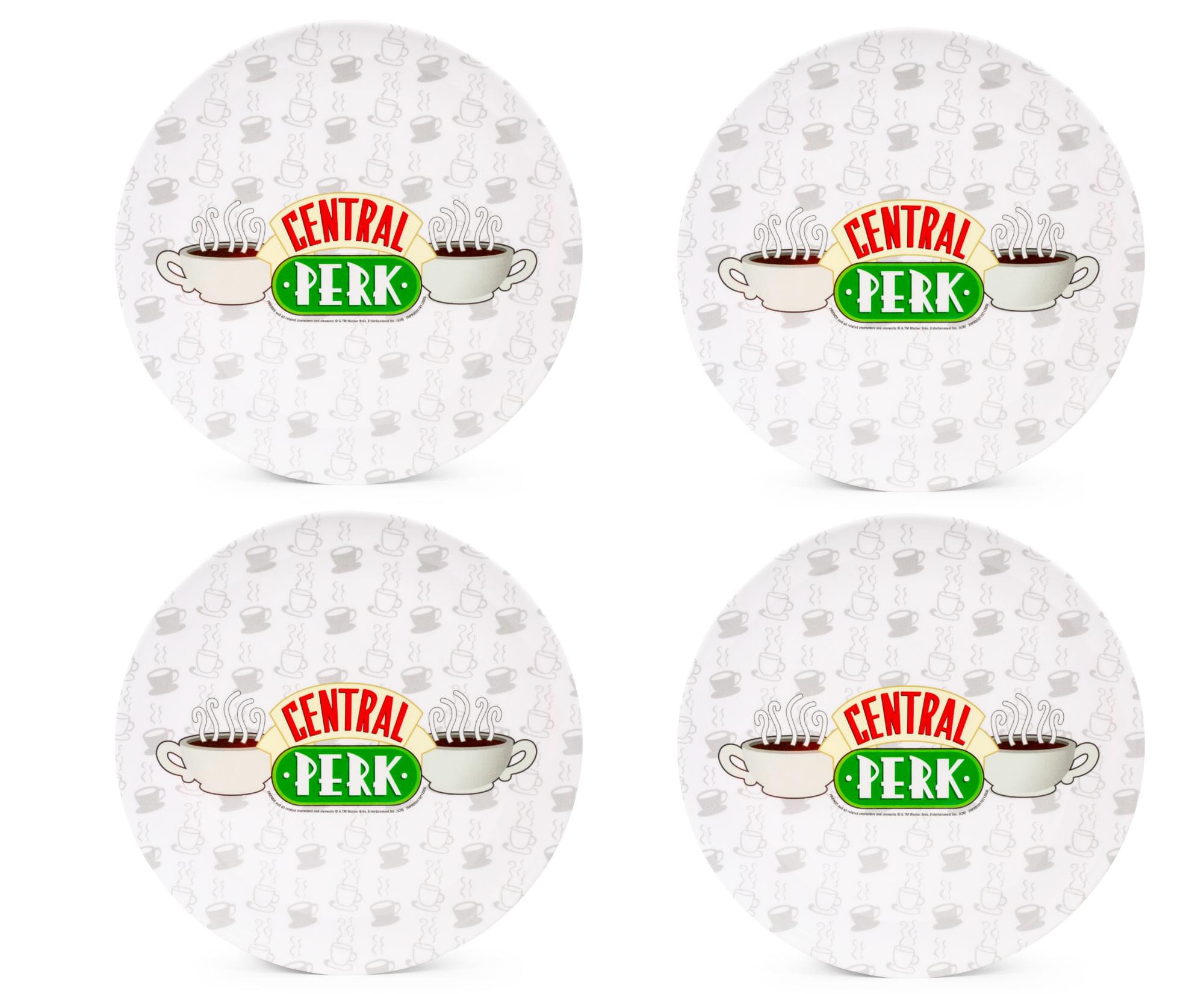 Friends Central Perk Logo 10" Melamine Dinner Plates | Set of 4