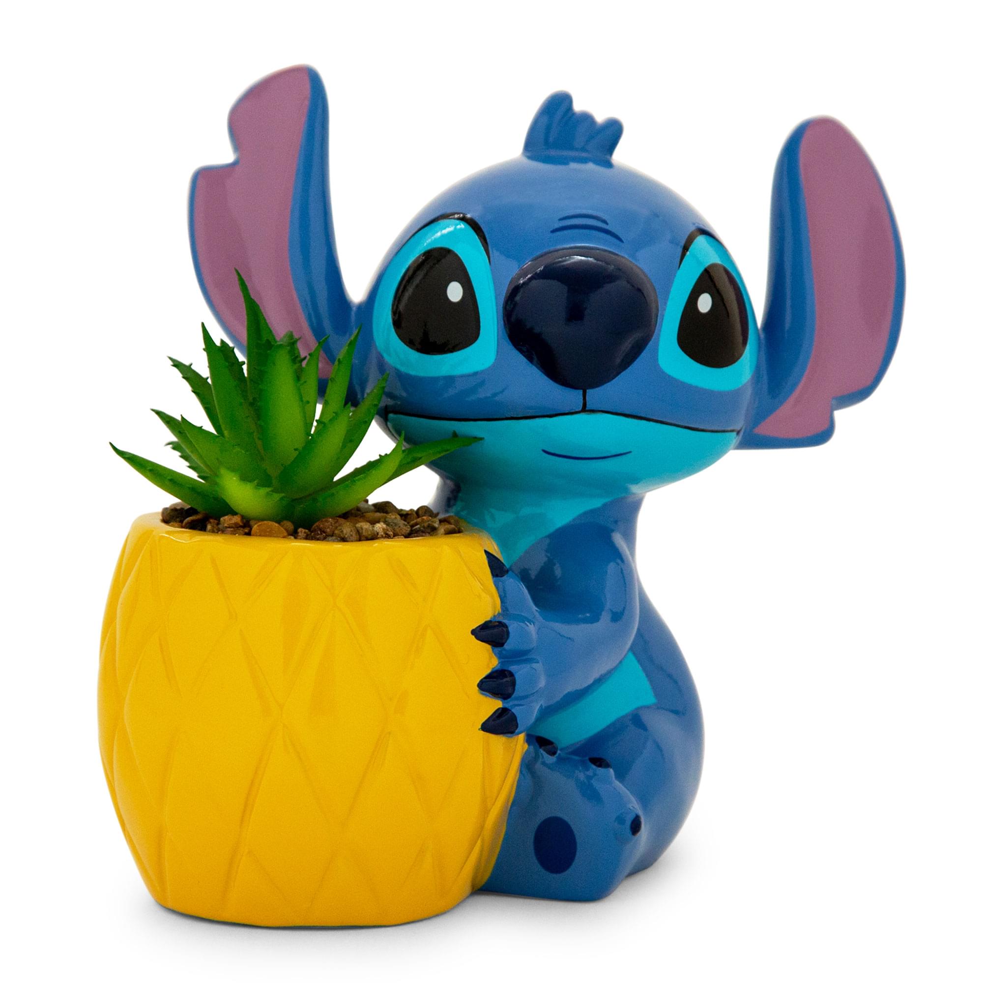 Disney Lilo & Stitch Pineapple 6" Planter With Artificial Succulent