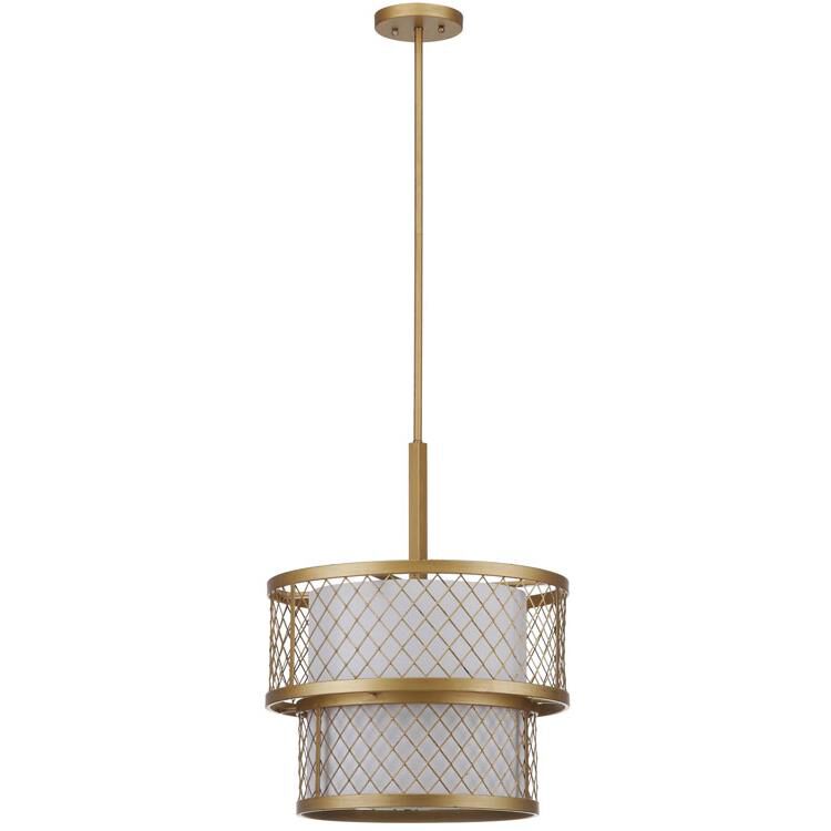 Safavieh Evie Antique Mesh Adjustable 17 Inch LED Cage Pendant Evie Antique Mesh Adjustable - LIT4200A - Transitional
