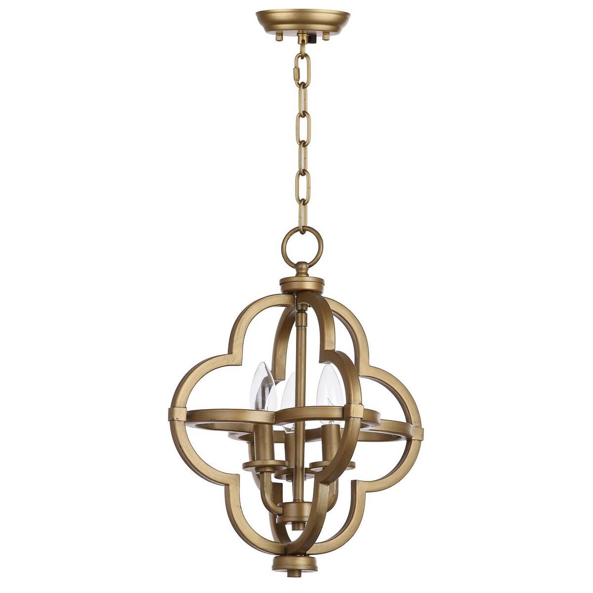 Safavieh Mila Adjustable Dark 12 Inch Cage Pendant Mila Adjustable Dark - LIT4372A - Transitional
