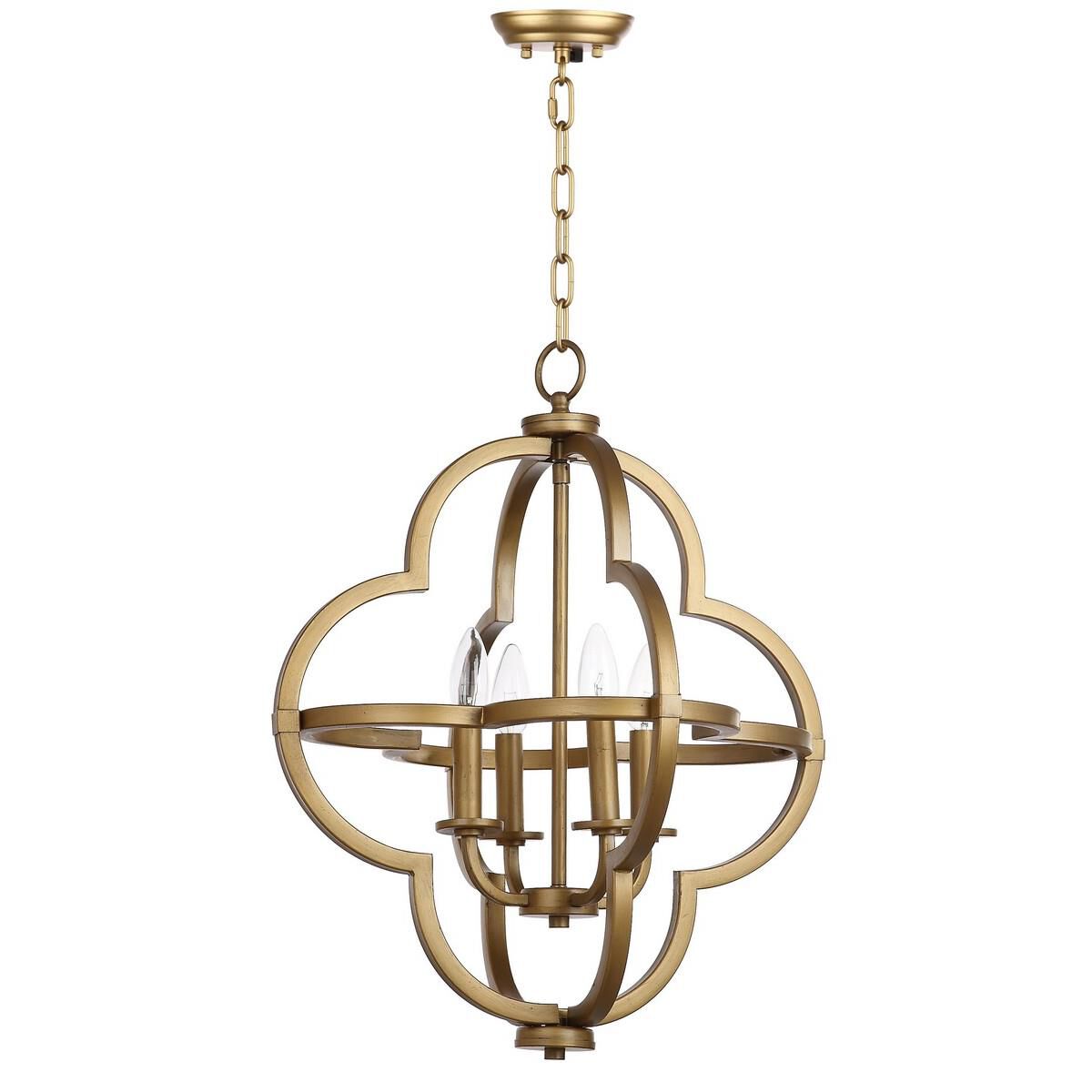 Safavieh Millard Adjustable Dark 18 Inch Cage Pendant Millard Adjustable Dark - LIT4373A - Transitional