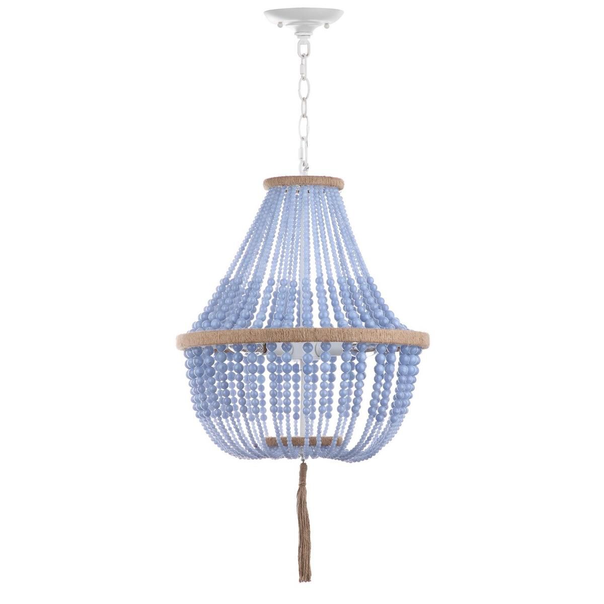 Safavieh Lush Kristi Beaded 16 Inch Cage Pendant Lush Kristi Beaded - LIT4477A - Transitional