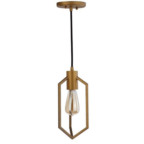 Safavieh Eastwood Adjustable 6 Inch LED Cage Pendant Eastwood Adjustable - PND4009A - Transitional
