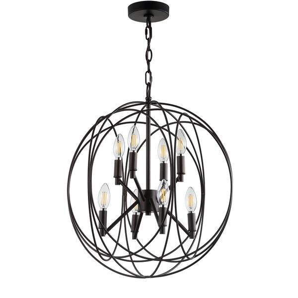 Safavieh Raylon 19 Inch LED Cage Pendant Raylon - PND4056A - Transitional