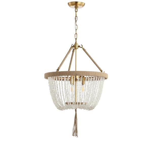 Safavieh Cydney 18 Inch LED Cage Pendant Cydney - PND4083A - Transitional