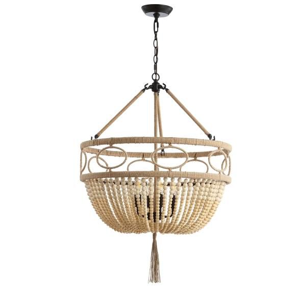 Safavieh Whitley 24 Inch LED Cage Pendant Whitley - PND4085A - Transitional