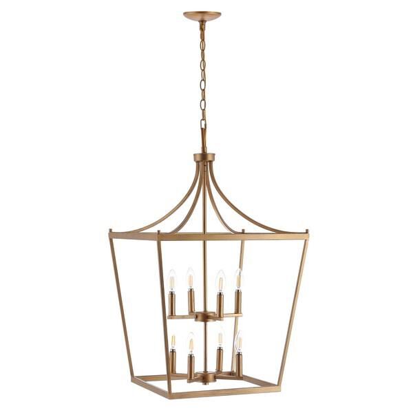 Safavieh Vallor 20 Inch LED Cage Pendant Vallor - PND4092C - Transitional