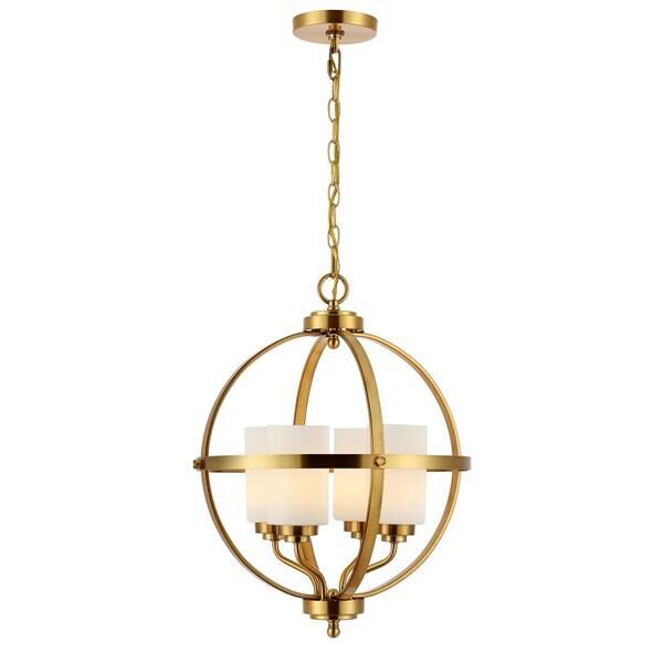 Safavieh Forler 17 Inch LED Cage Pendant Forler - PND4117A - Transitional