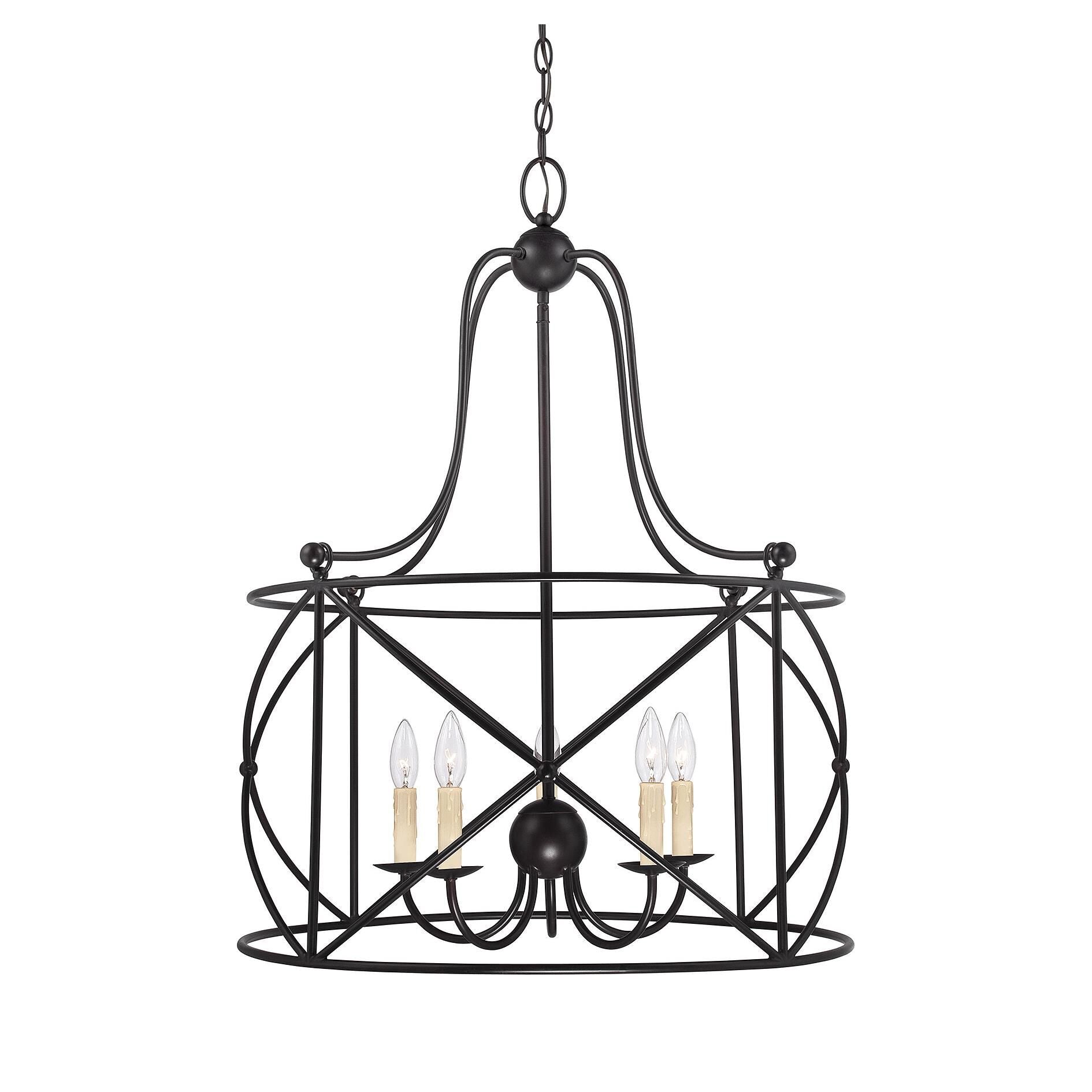 Savoy House Seneca 25 Inch Cage Pendant Seneca - 1-4072-5-13 - Transitional