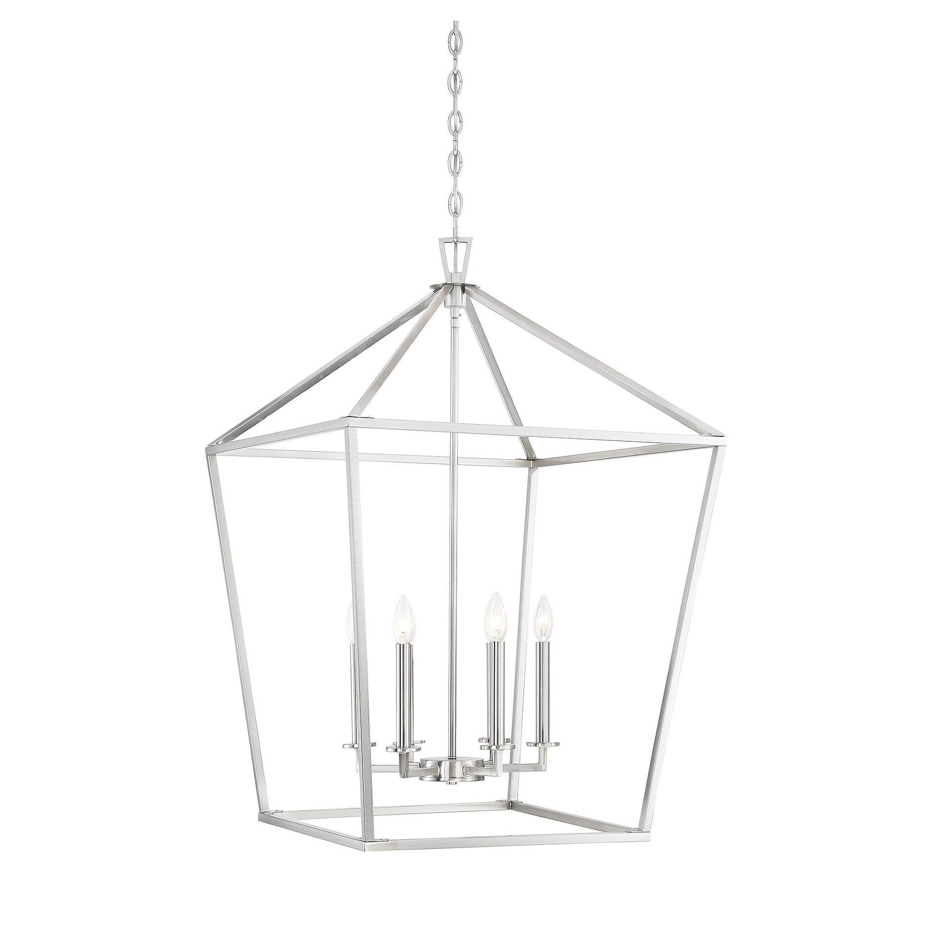 Savoy House Townsend 24 Inch Cage Pendant Townsend - 3-422-6-SN - Transitional