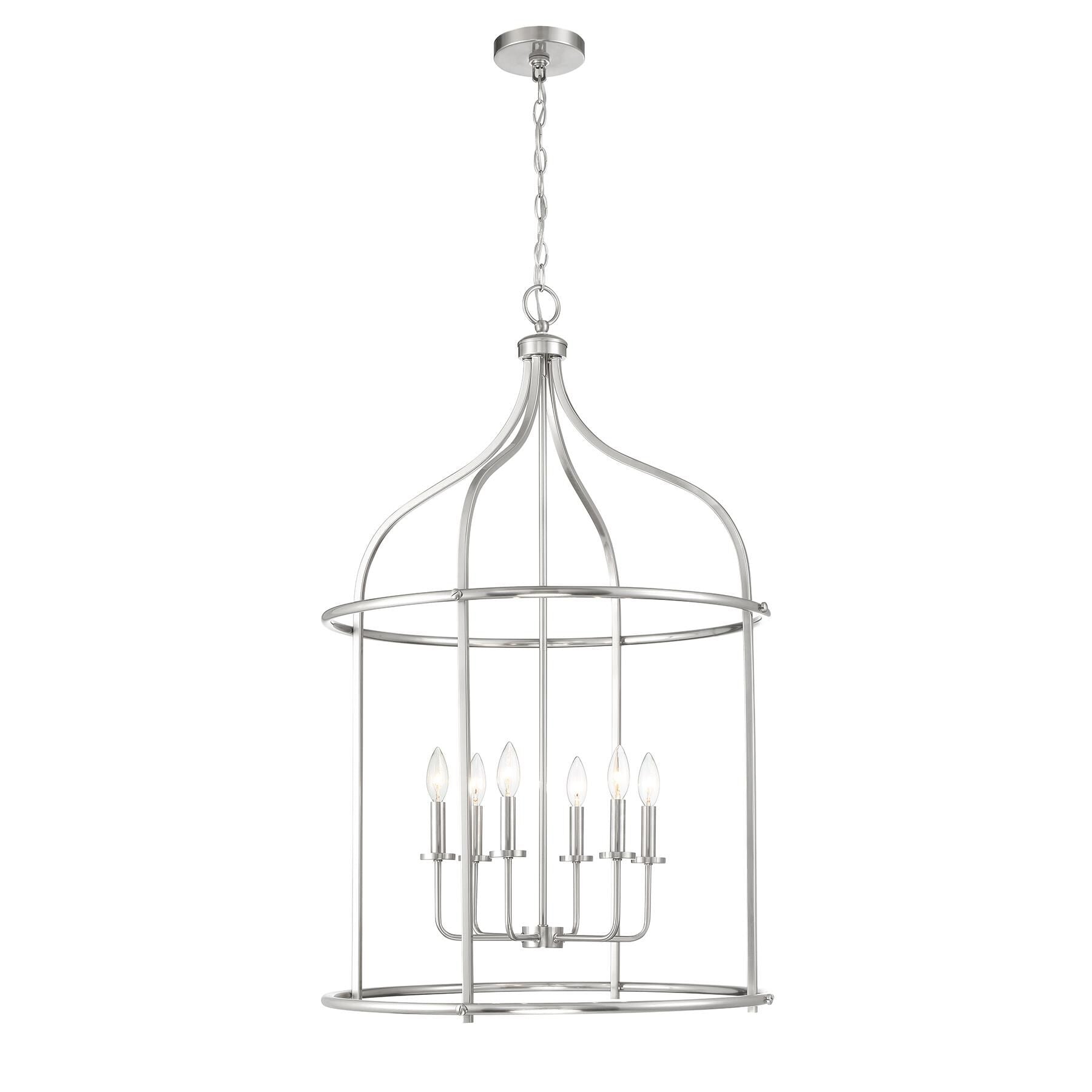 Savoy House Brookstone Cage Pendant Brookstone - 3-7388-6-SN - Traditional