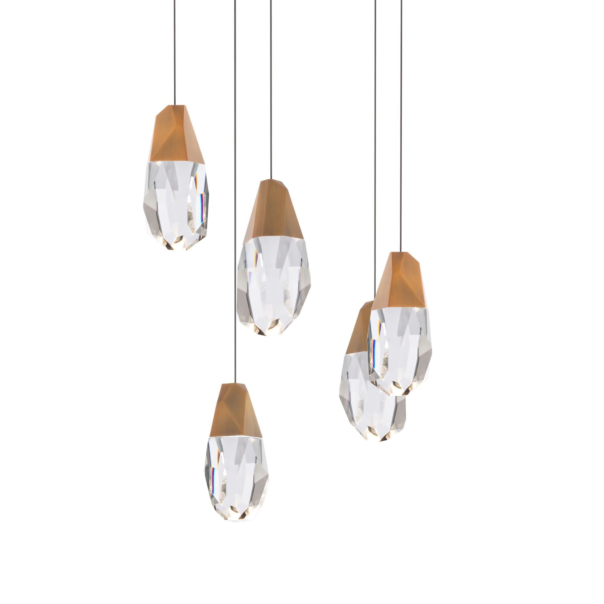Schonbek Beyond Martini Multi Pendant Chandelier Martini - BPD20205O-AB - Modern Contemporary