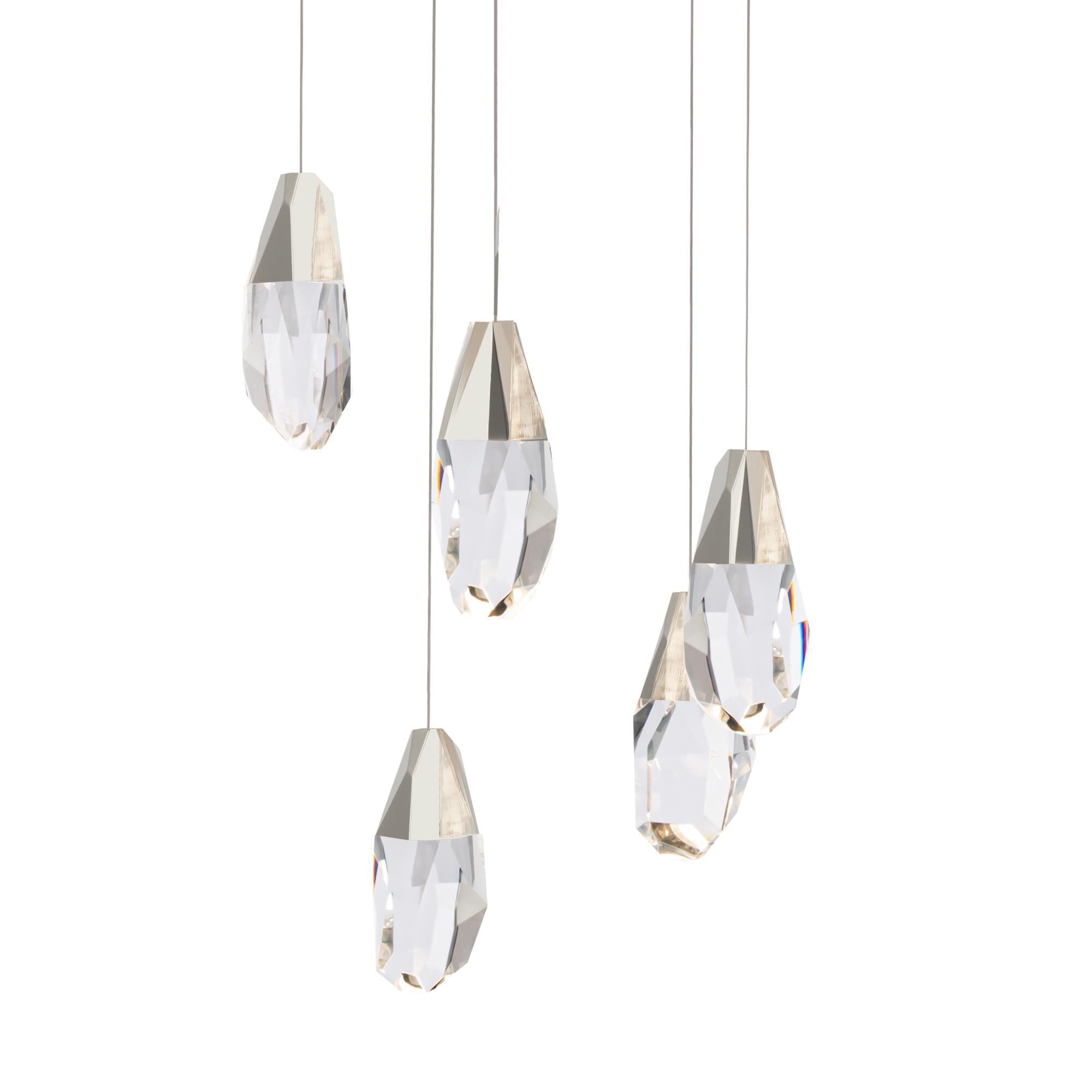 Schonbek Beyond Martini Multi Pendant Chandelier Martini - BPD20205O-PN - Modern Contemporary