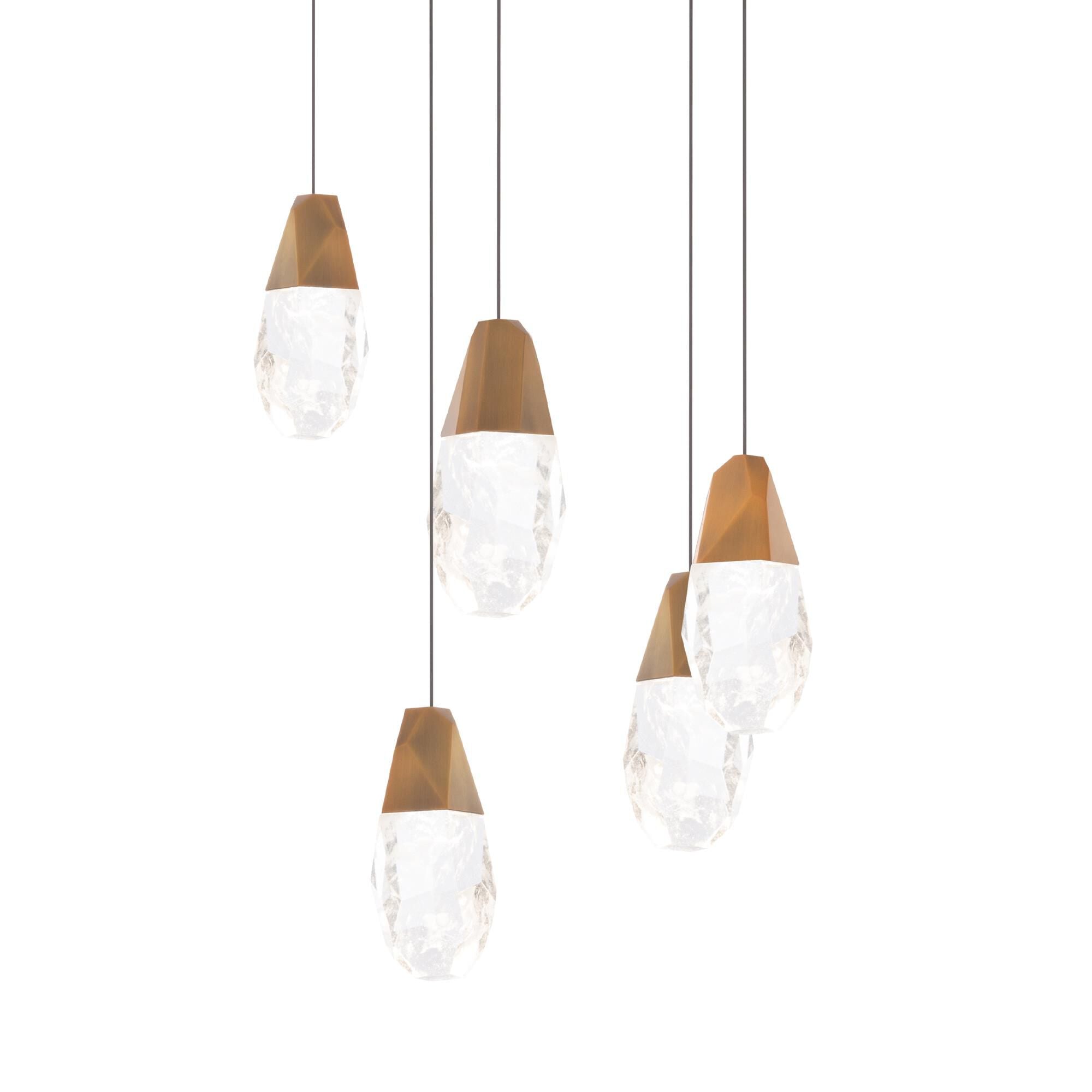 Schonbek Beyond Martini Multi Pendant Chandelier Martini - BPD20205OH-AB - Modern Contemporary